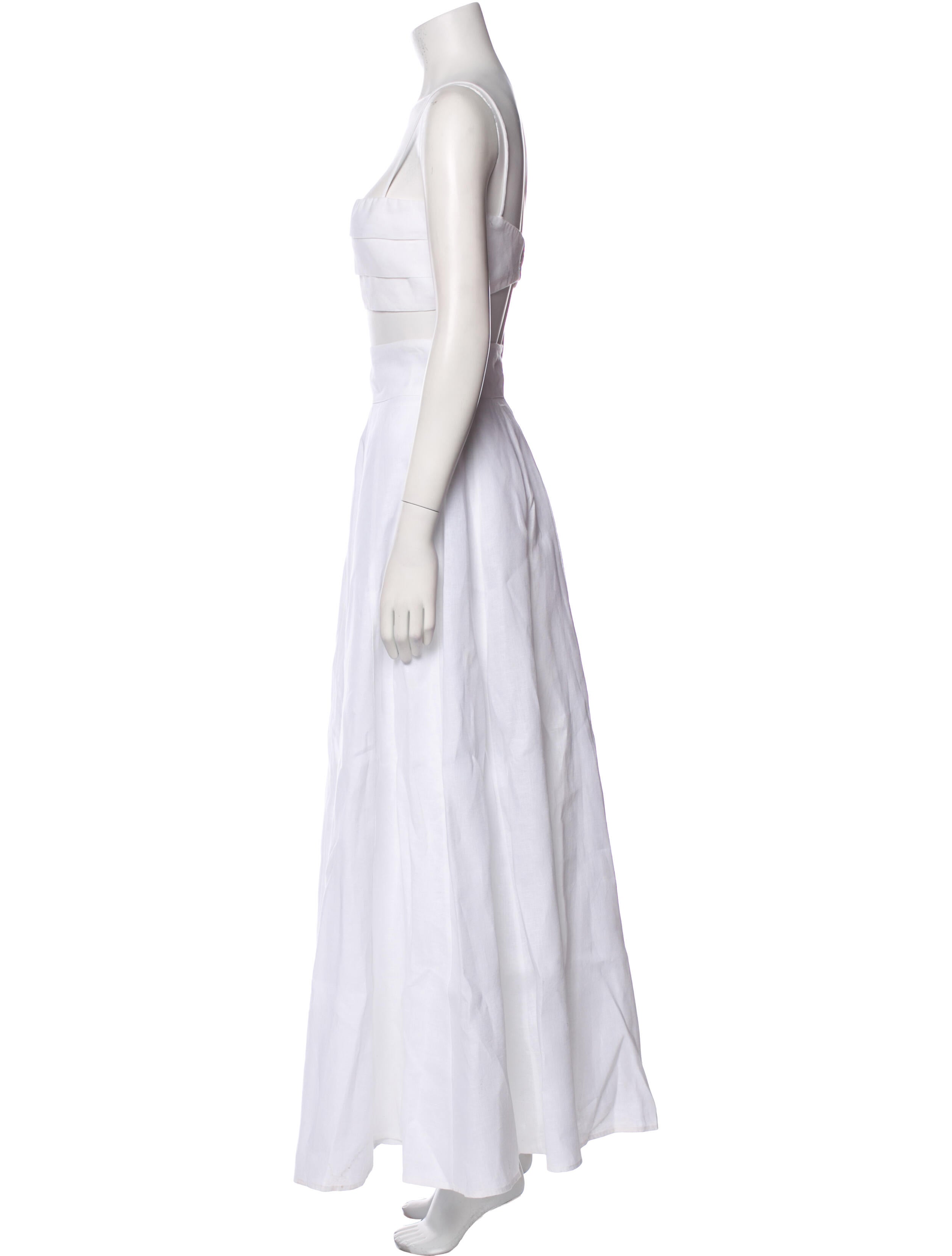 Dissh Linen Pleated Accents Skirt Set