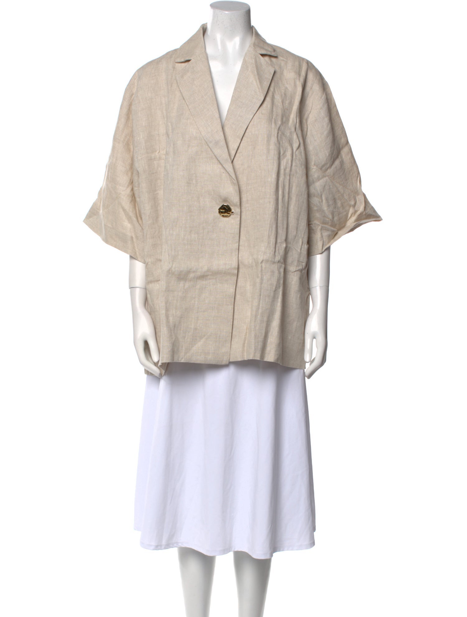 Dissh Linen Three-Quarter Sleeve Tunic