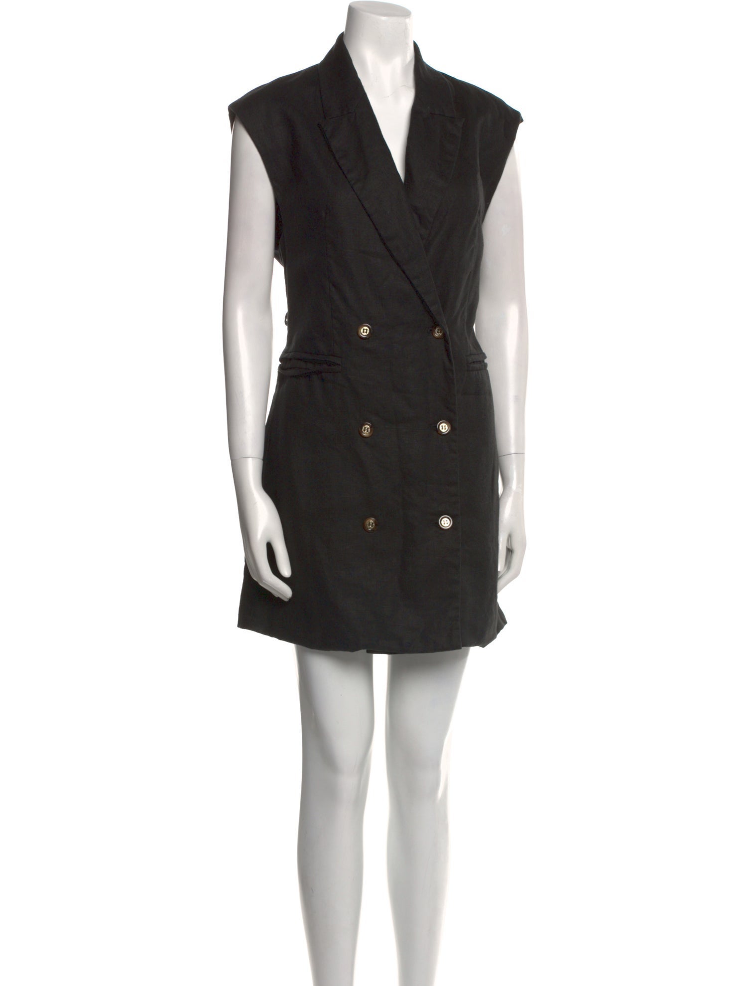 black versace dress Versace Black Medallion Cut-Out Dress – Treasures of NYC main image 0