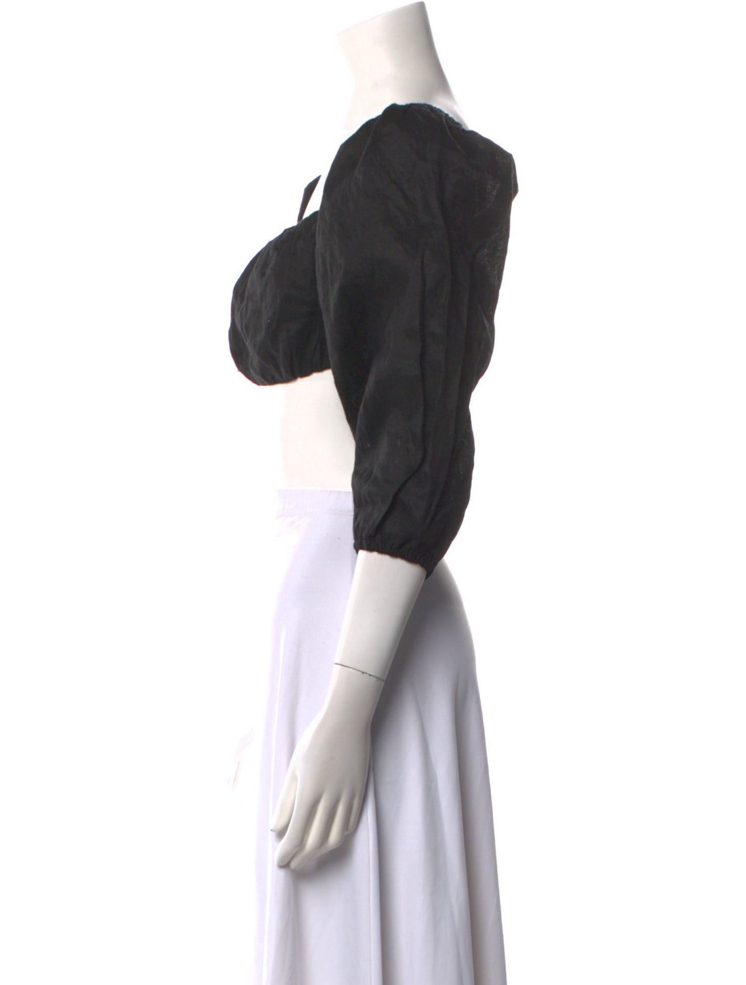 Dissh Linen Square Neckline Crop Top w/ Tags