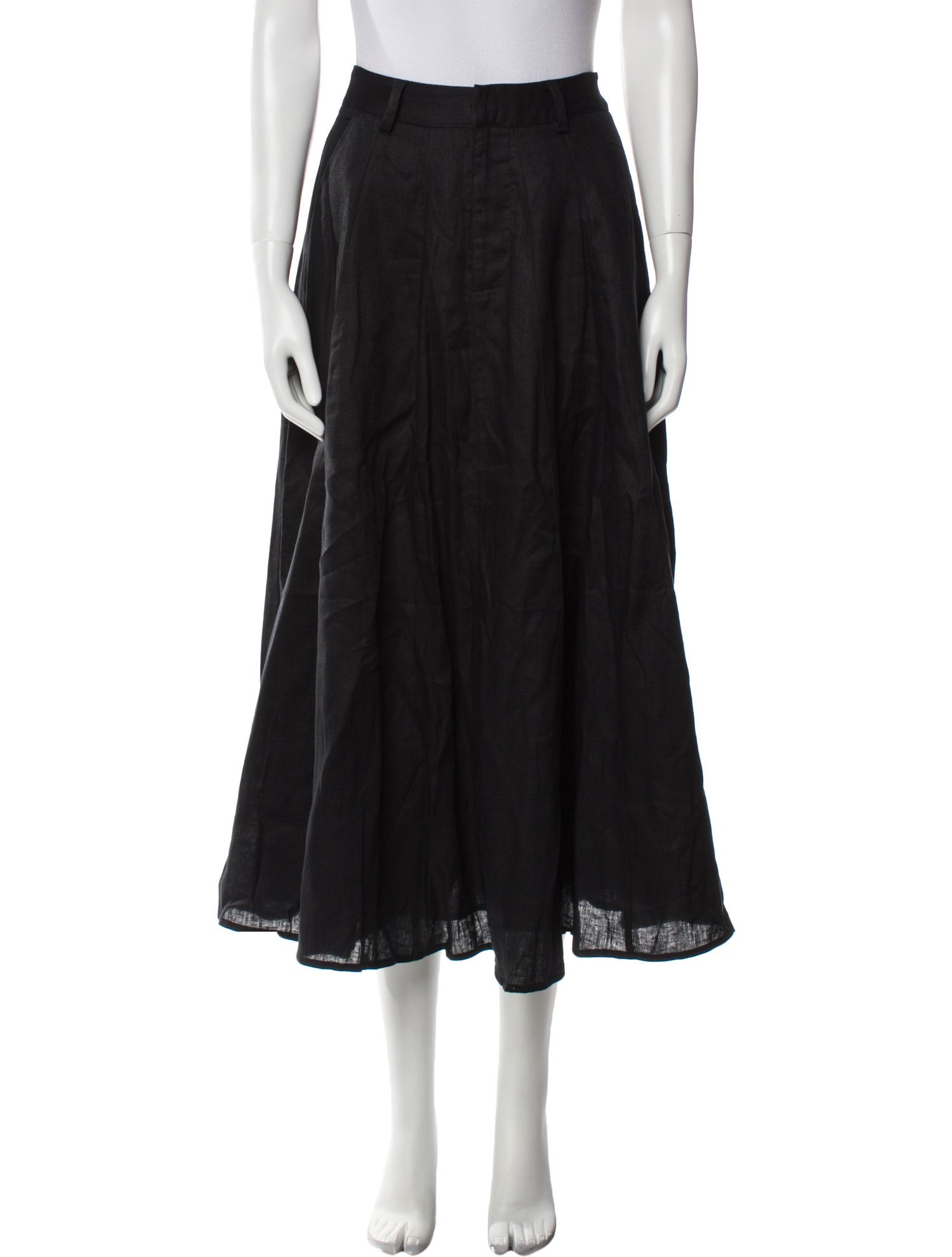 Dissh Linen Midi Length Skirt