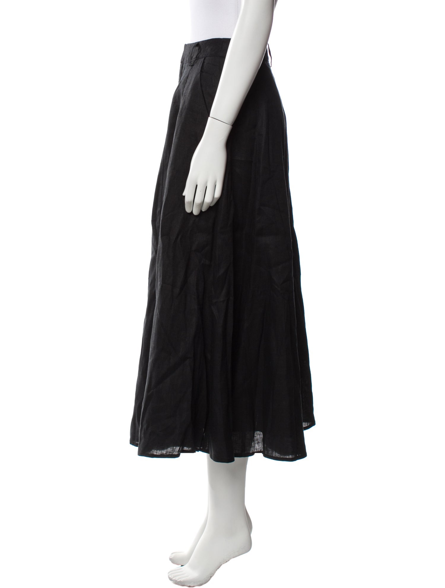 Dissh Linen Midi Length Skirt