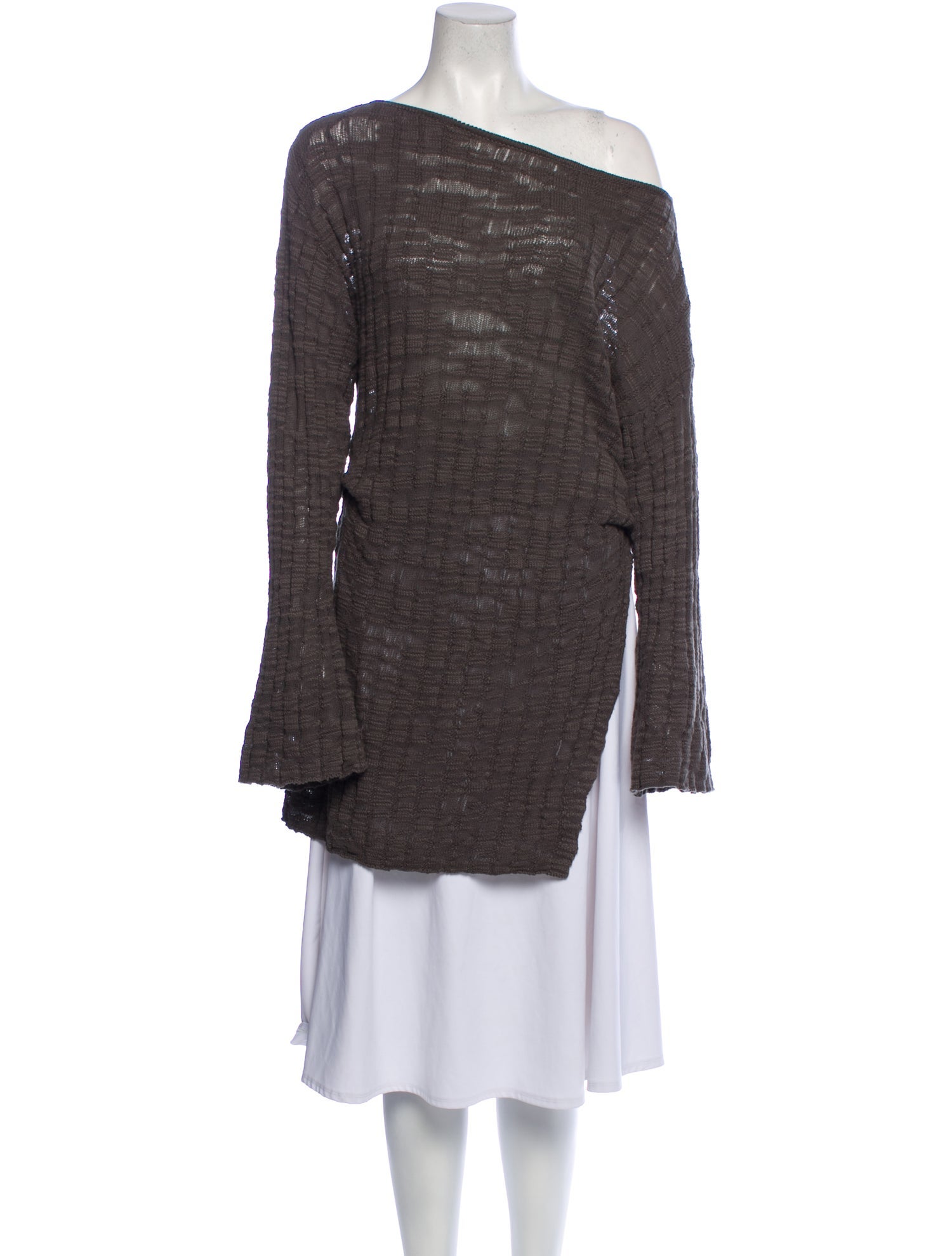 Dissh One-Shoulder Long Sleeve Tunic w/ Tags