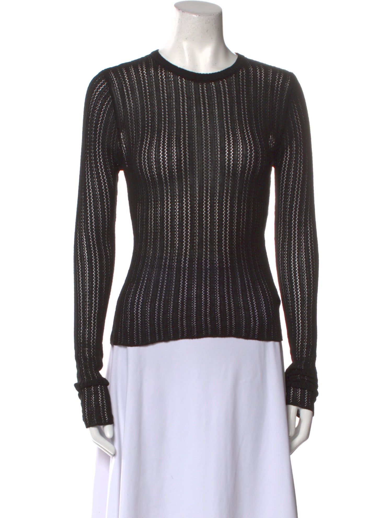 Dissh Crew Neck Long Sleeve Top