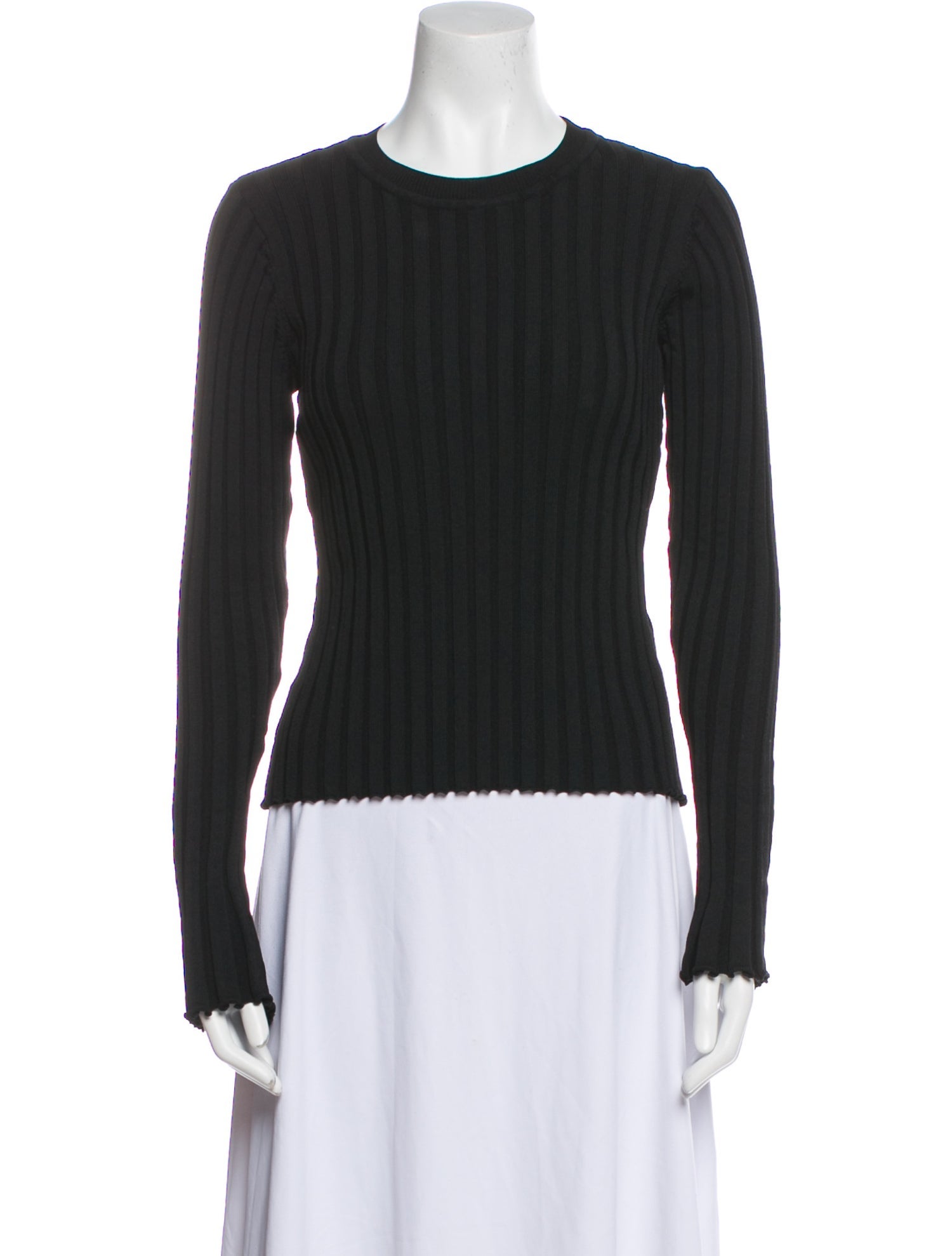 Dissh Crew Neck Long Sleeve Top