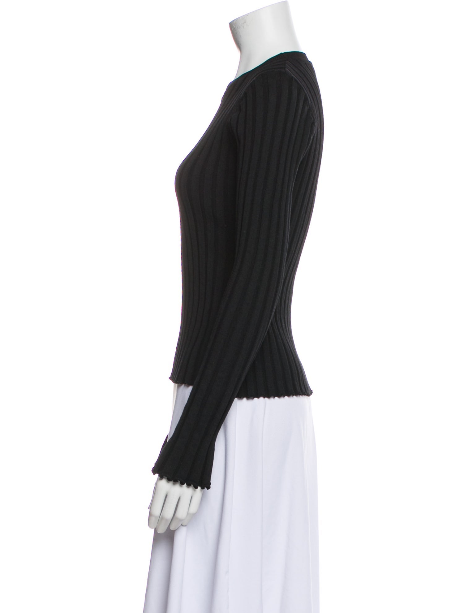 Dissh Crew Neck Long Sleeve Top