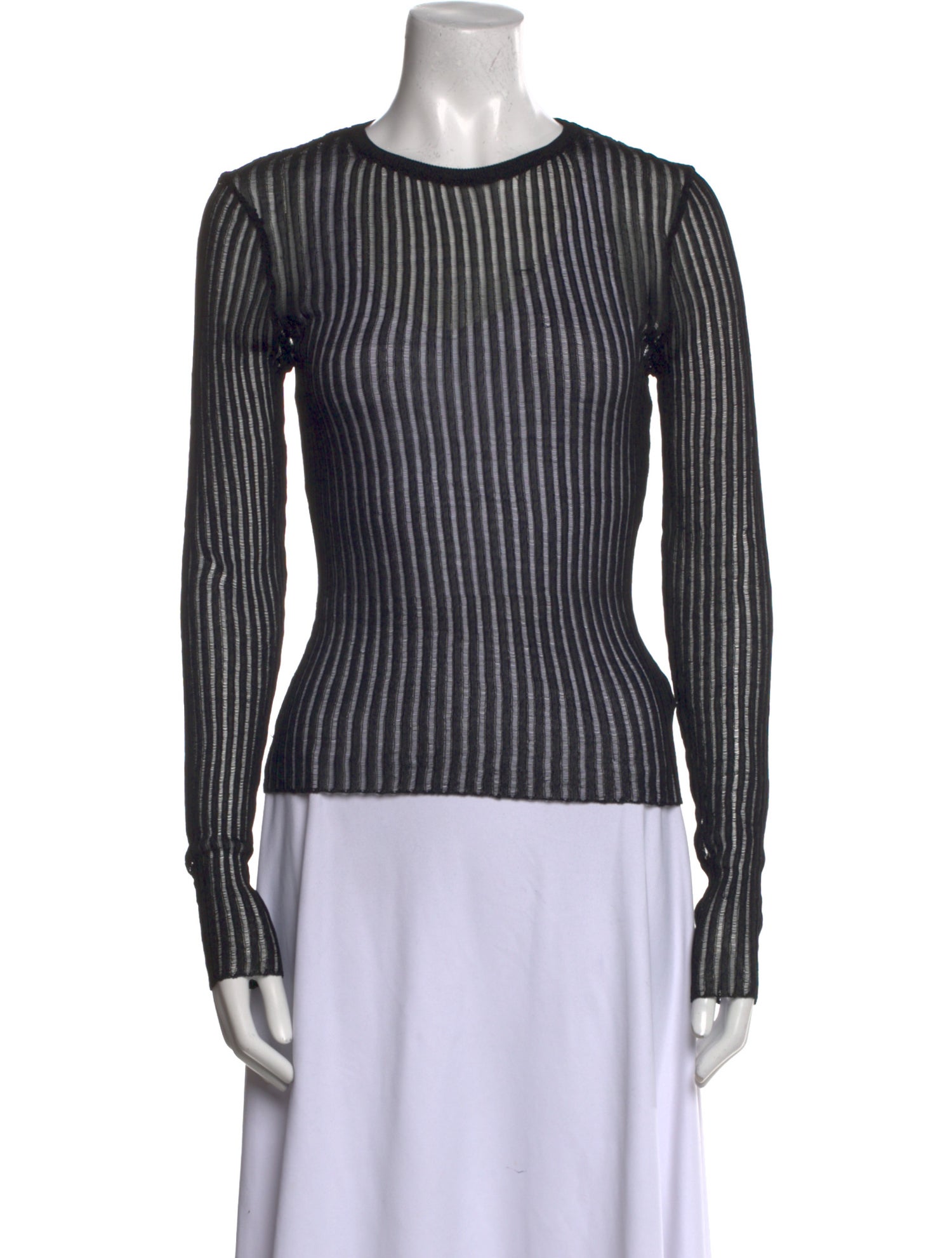 Dissh Striped Crew Neck Top