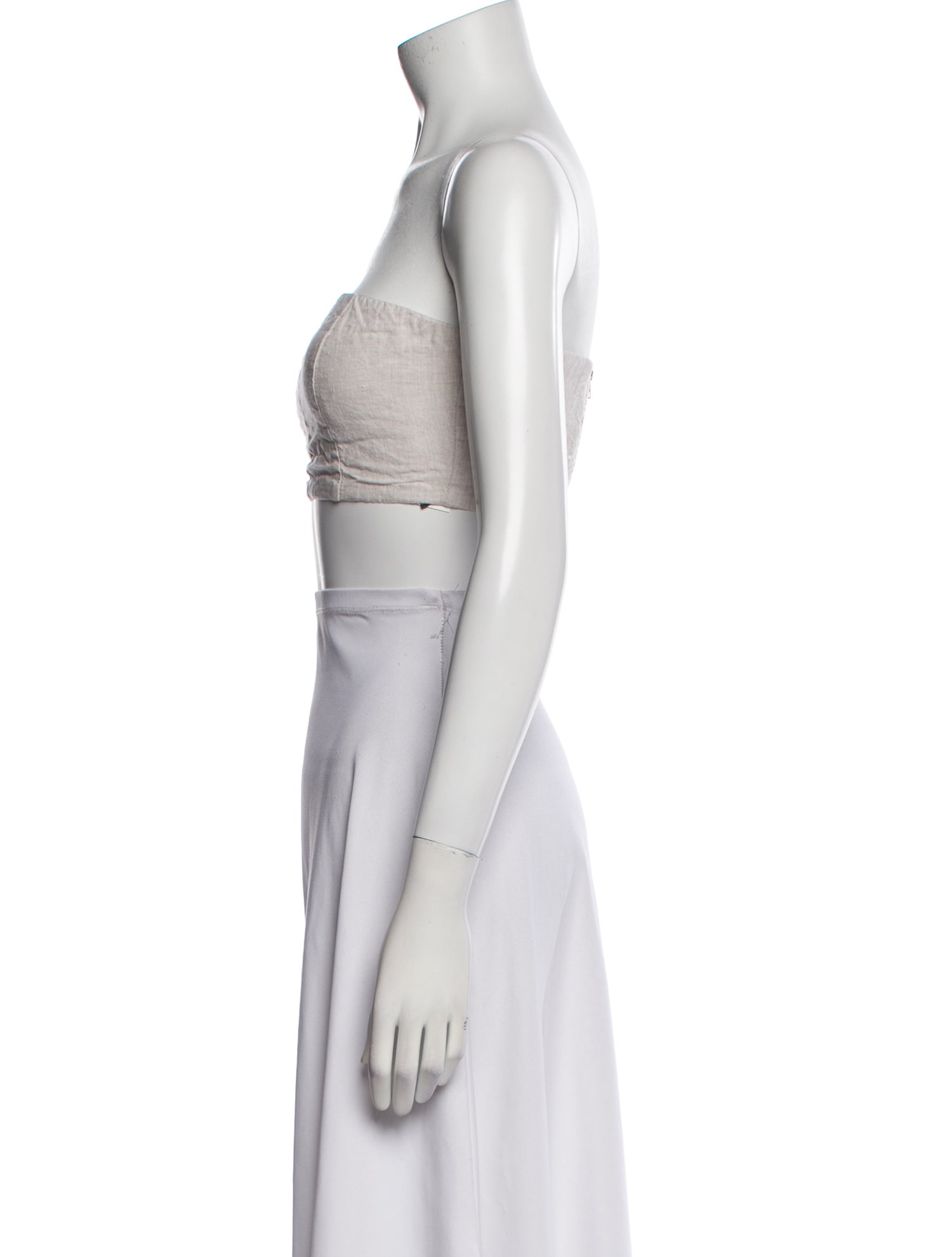 Dissh Strapless Crop Top