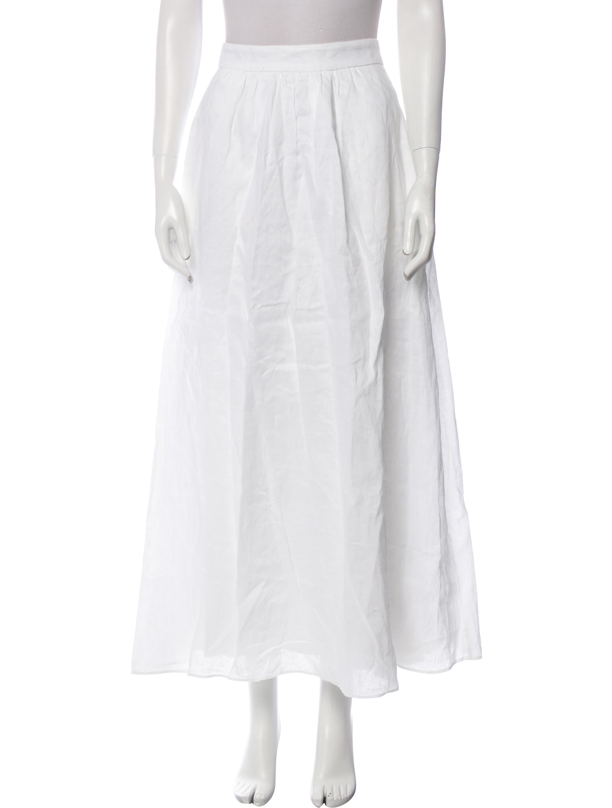 Dissh Linen Midi Length Skirt