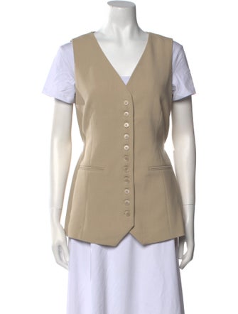 Dissh V-Neck Short Sleeve Button-Up Top