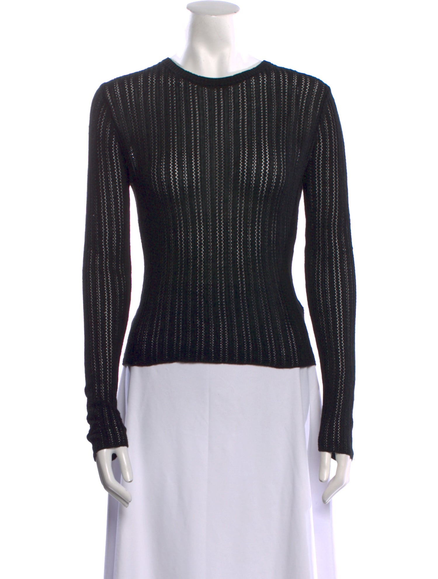 Dissh Crew Neck Long Sleeve Top