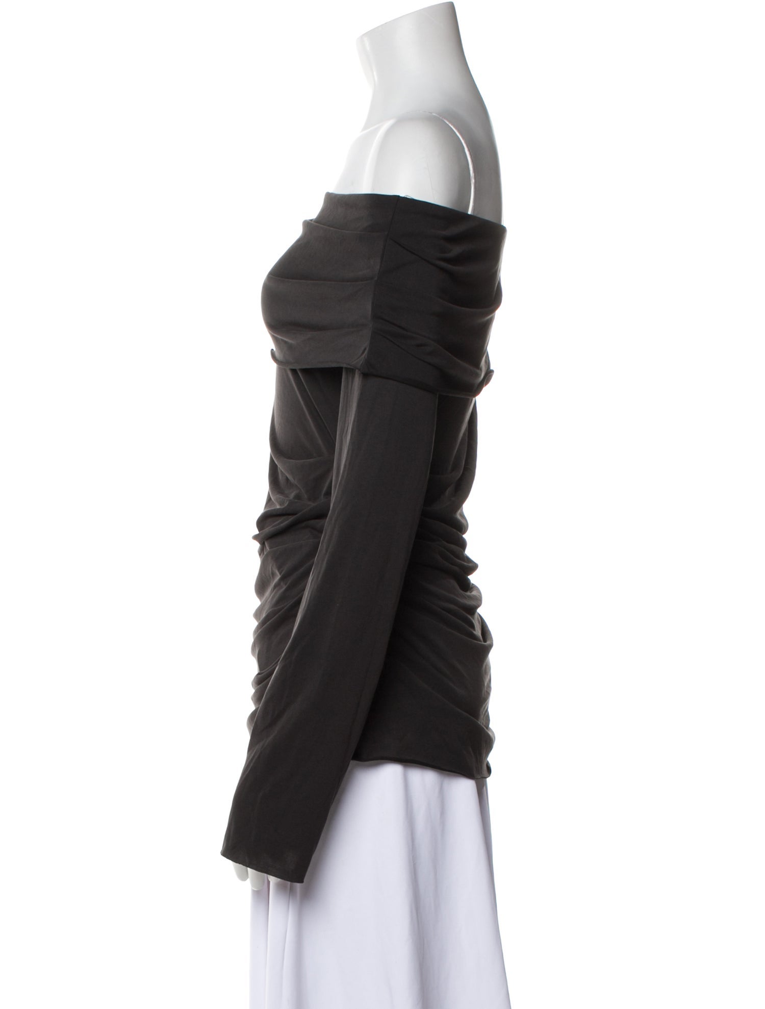 Dissh Off-The-Shoulder Long Sleeve Top