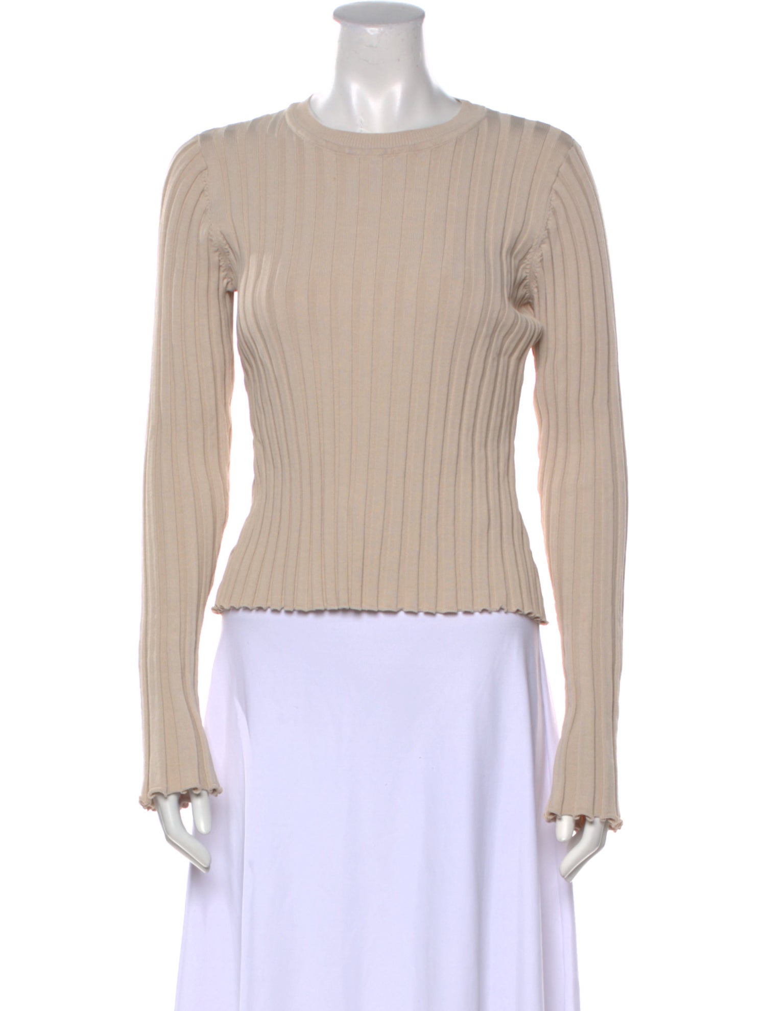 Dissh Scoop Neck Long Sleeve Top