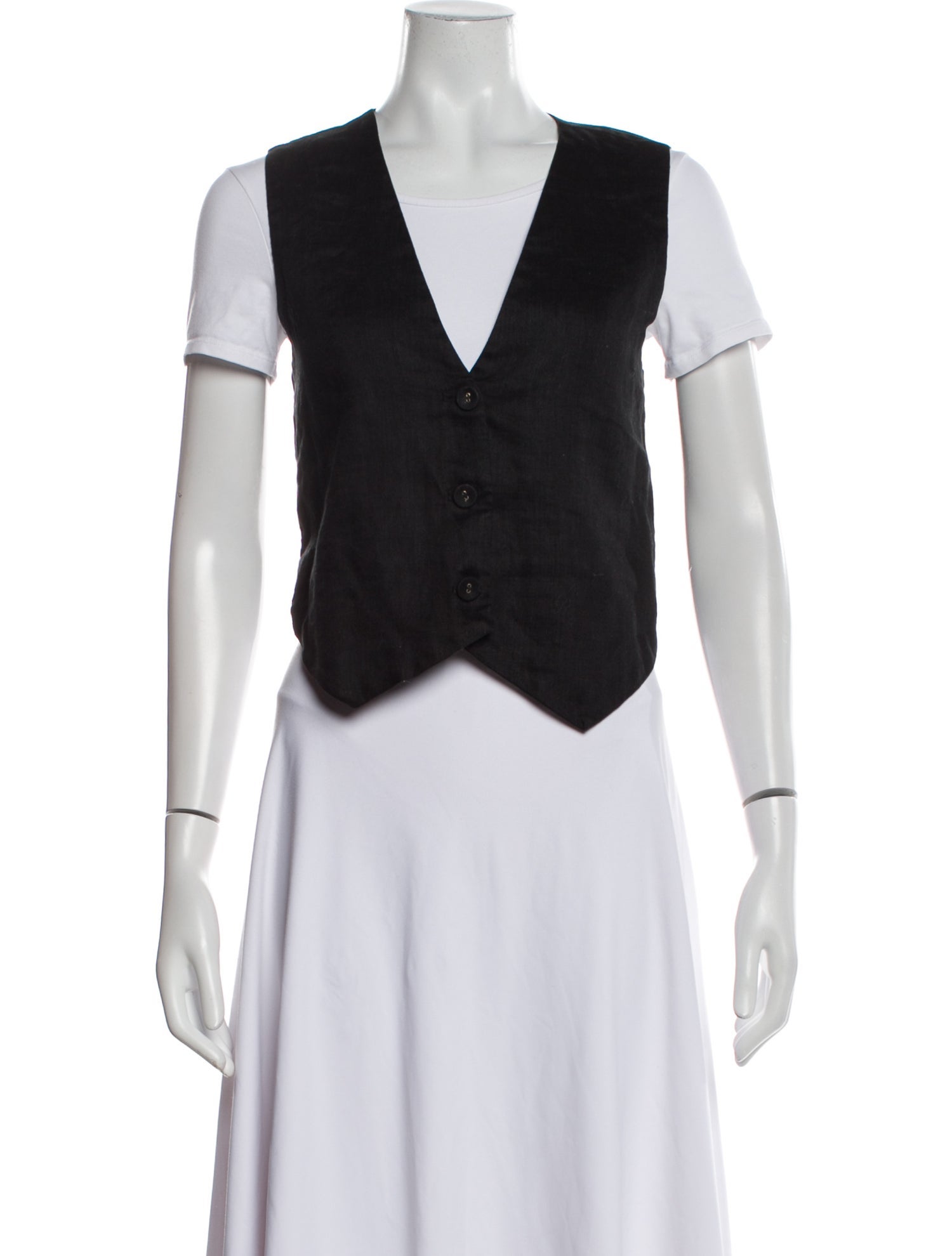 Dissh V-Neck Short Sleeve Crop Top