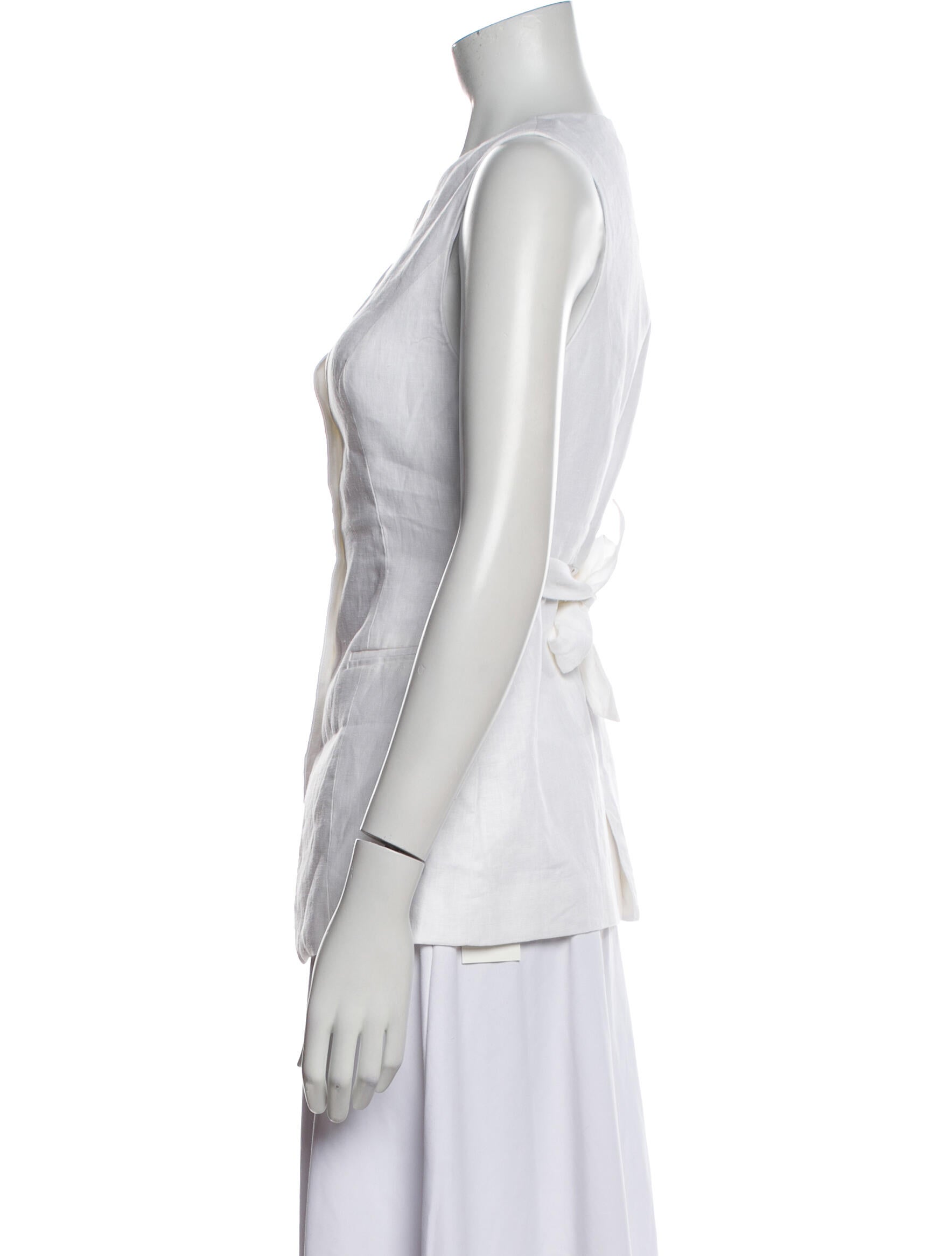 Dissh Linen Vest w/ Tags