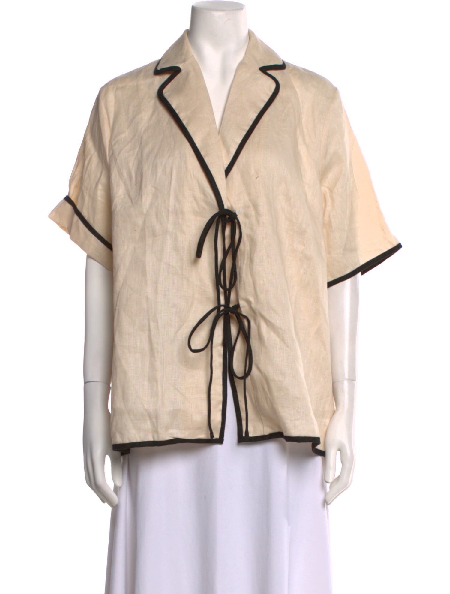 Dissh Short Sleeve Button-Up Top