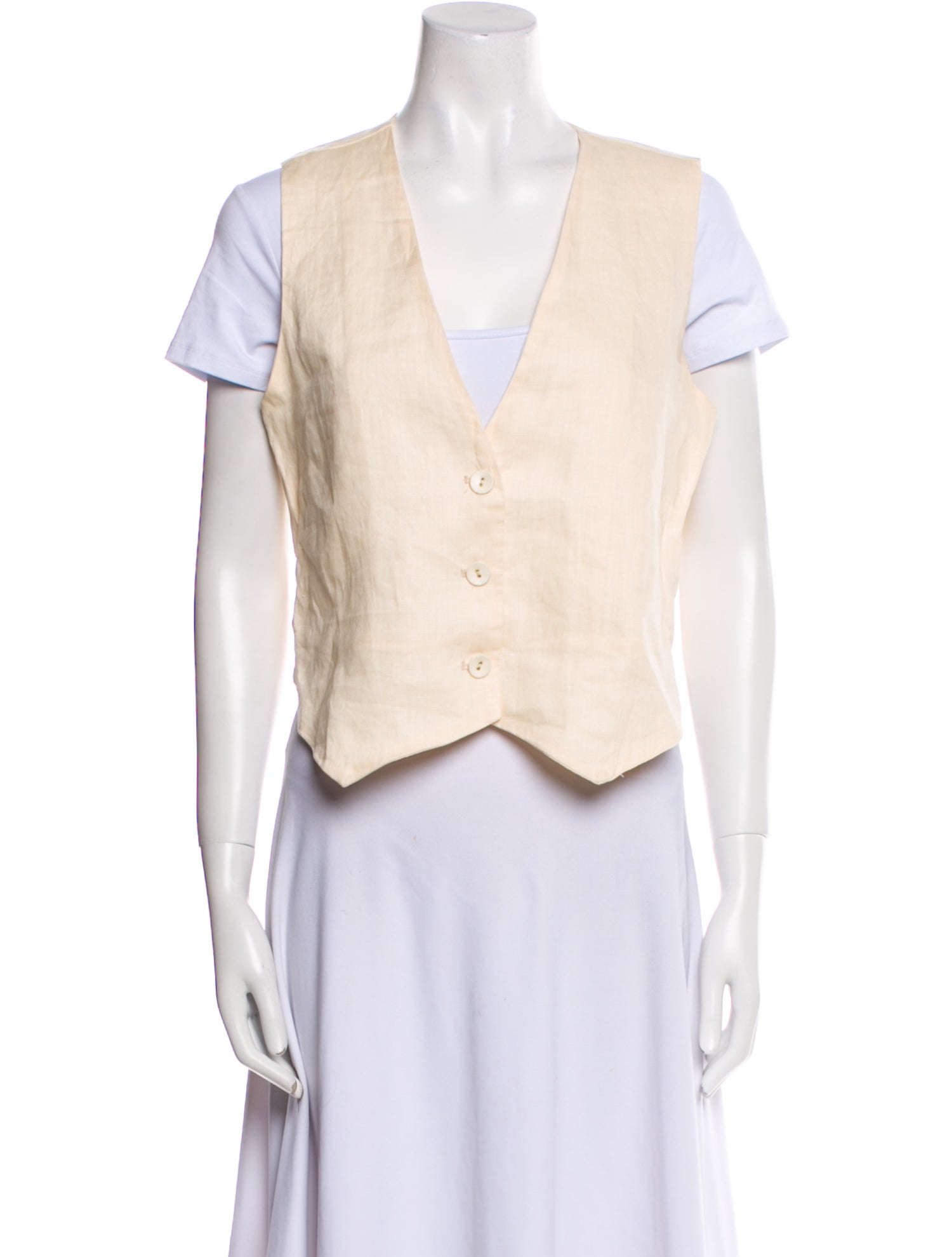 Dissh Linen Striped Vest