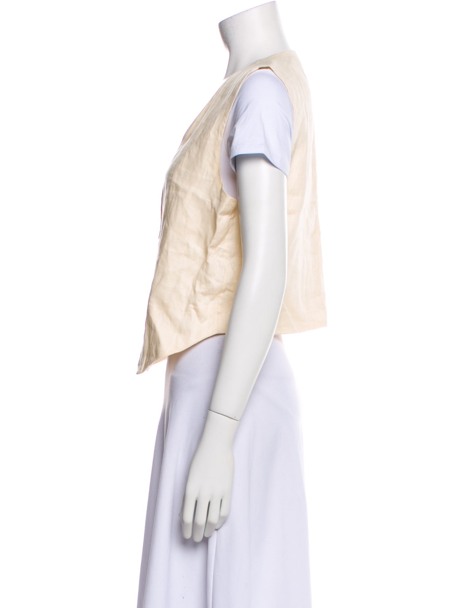 Dissh Linen Striped Vest