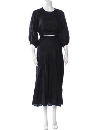 Dissh Linen Skirt Set