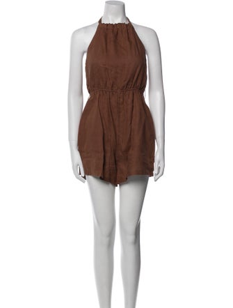 Dissh Linen Halterneck Romper