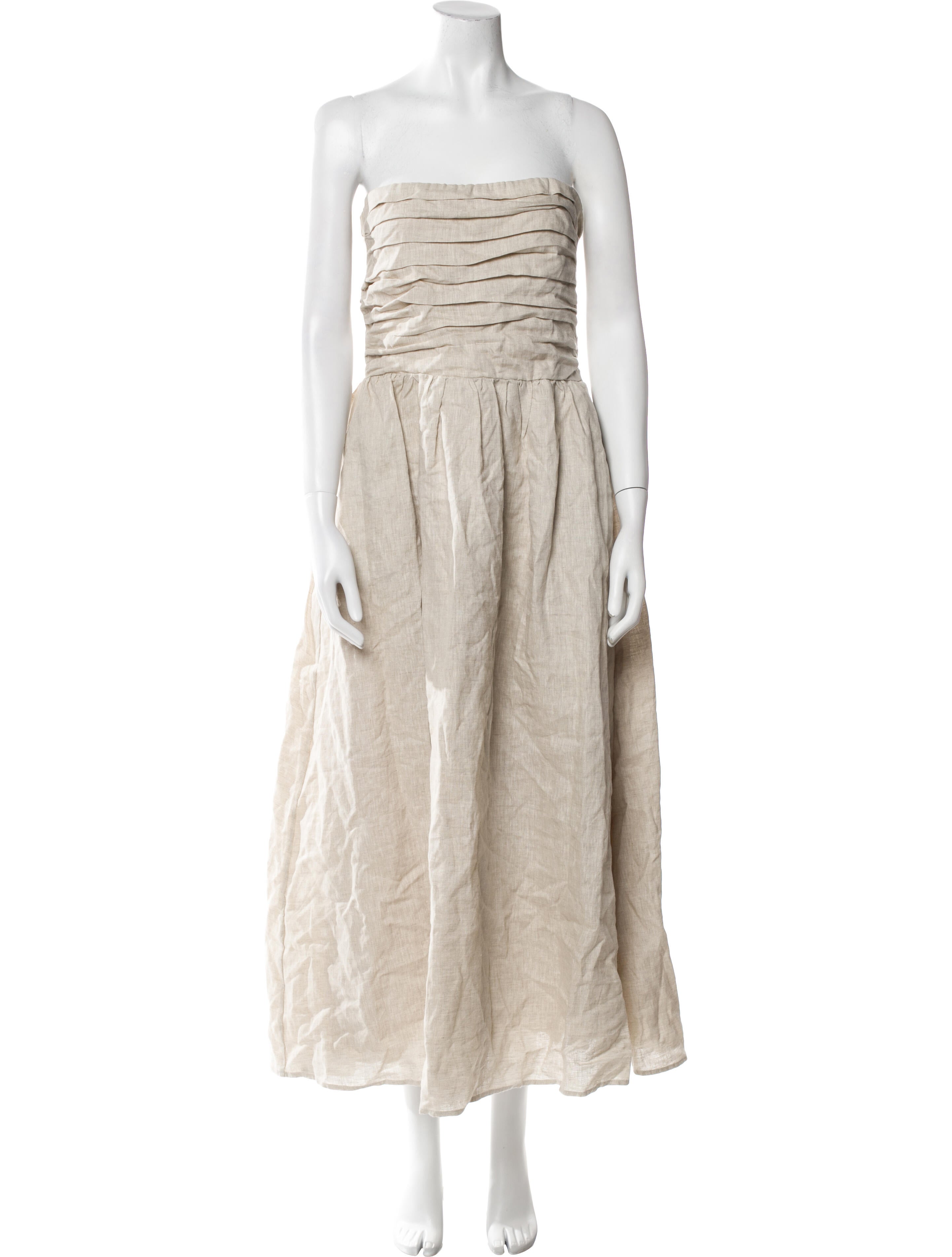 Dissh Linen Midi Length Dress