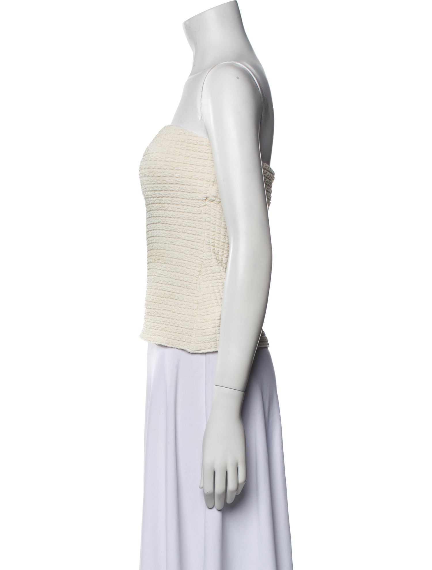 Dissh Strapless Crop Top