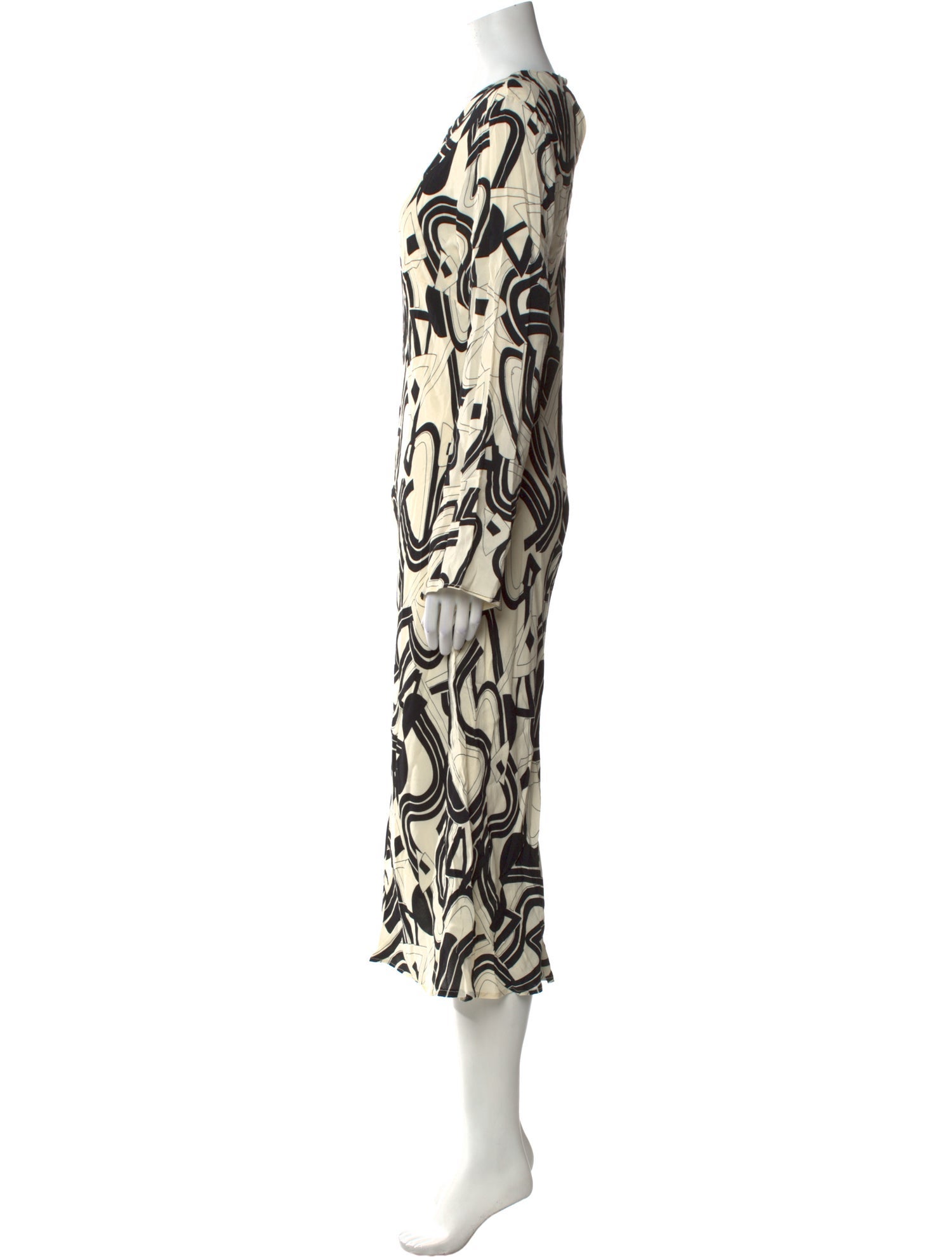 Dissh Printed Midi Length Dress