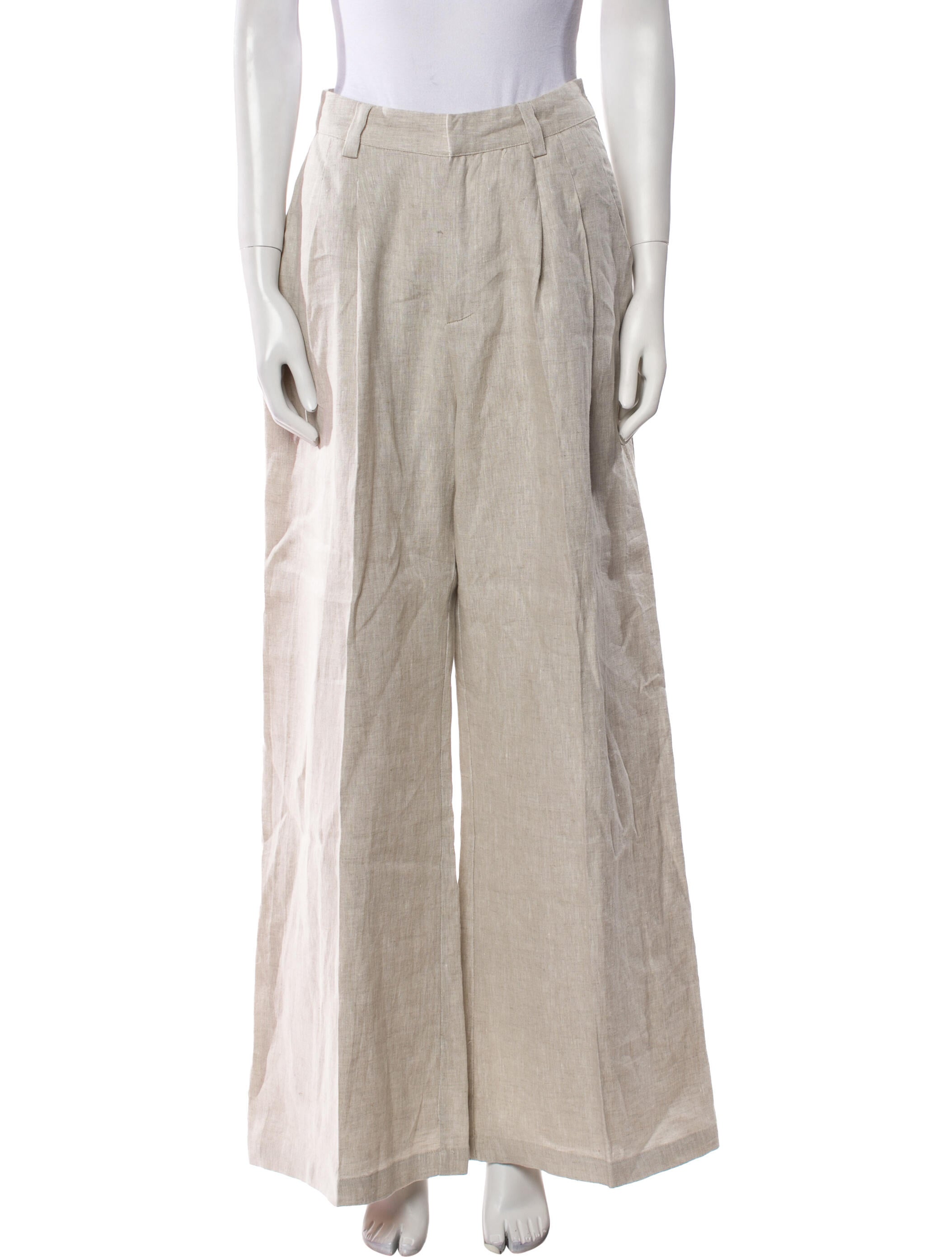 Dissh Linen Wide Leg Pants