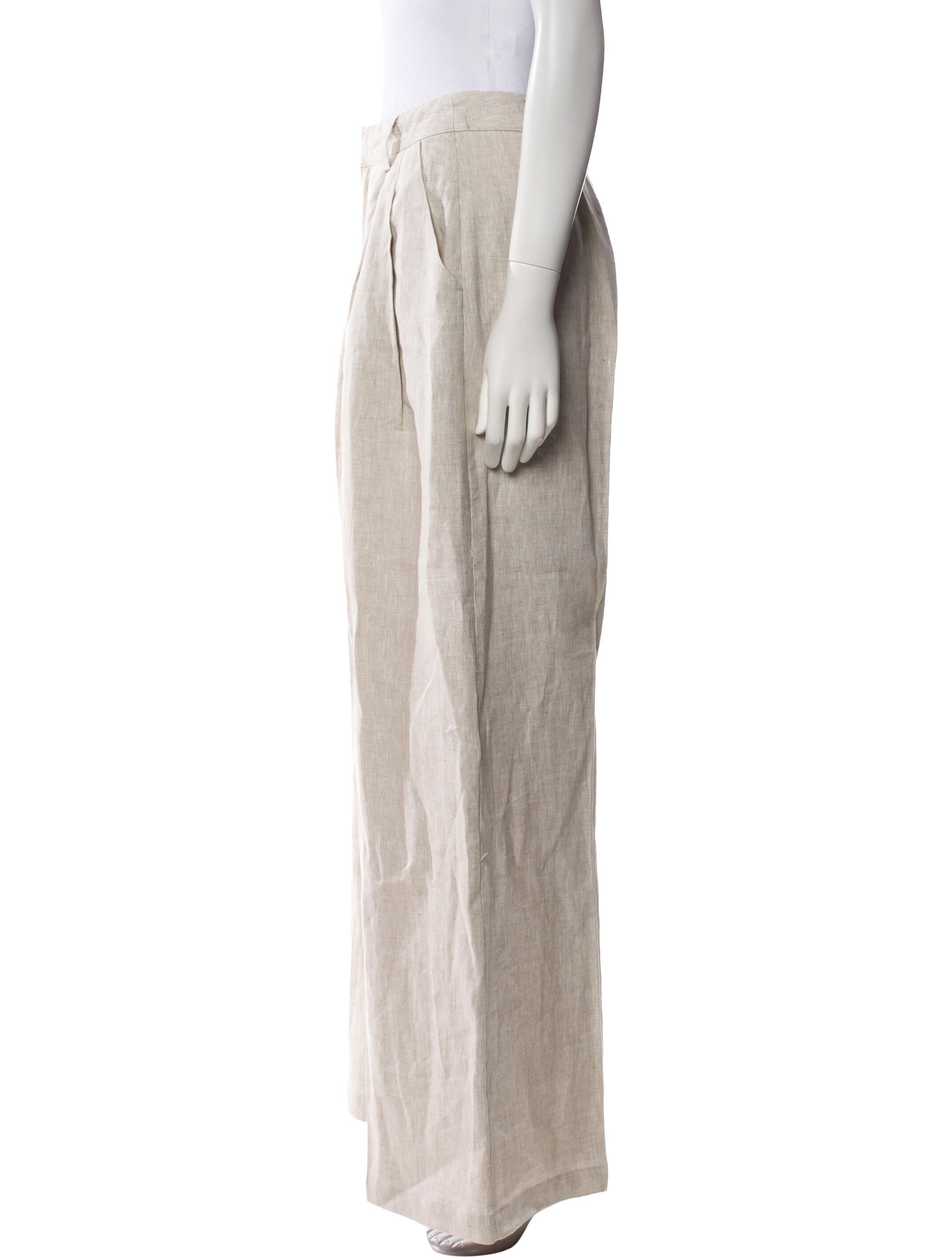 Dissh Linen Wide Leg Pants