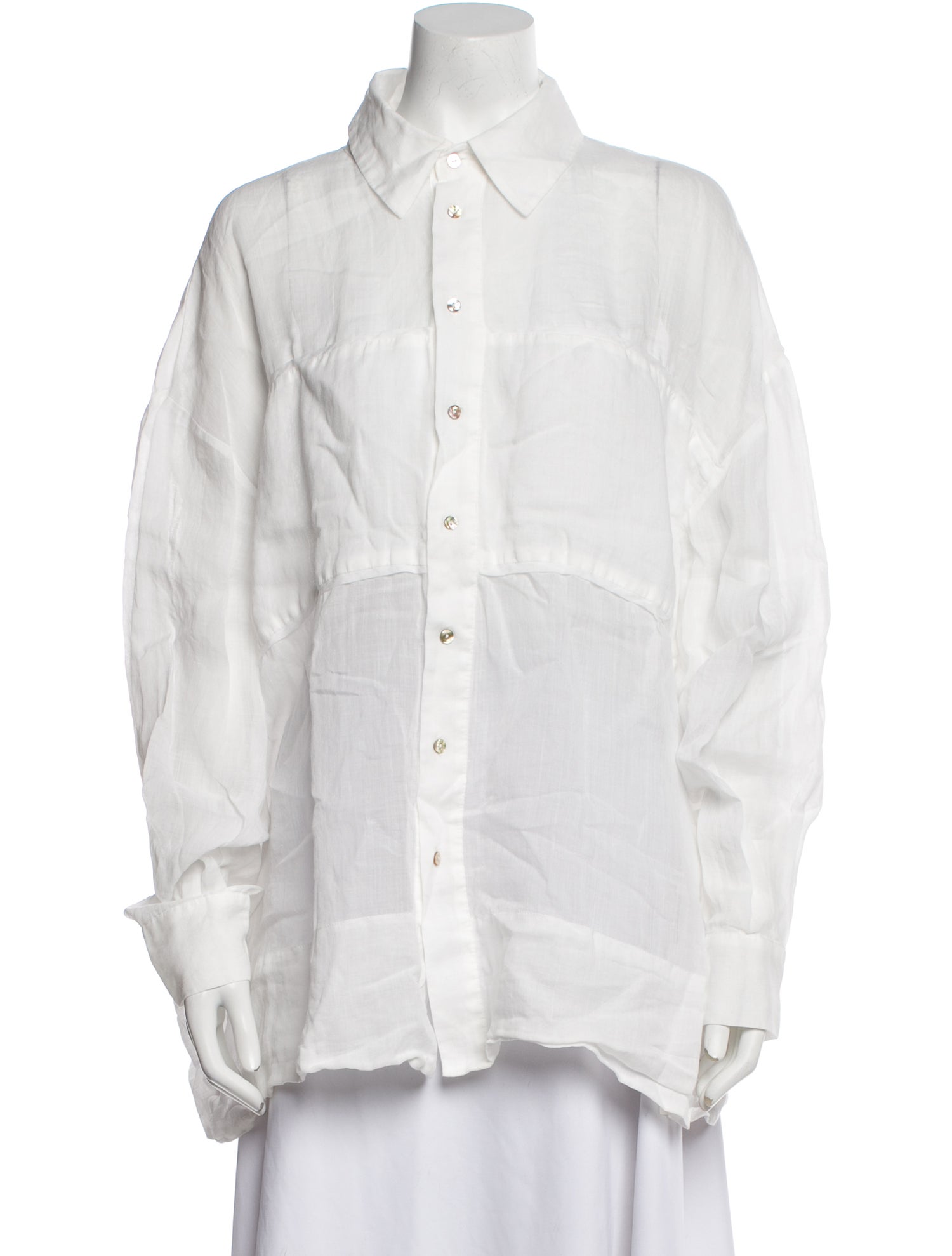 Dissh Long Sleeve Button-Up Top