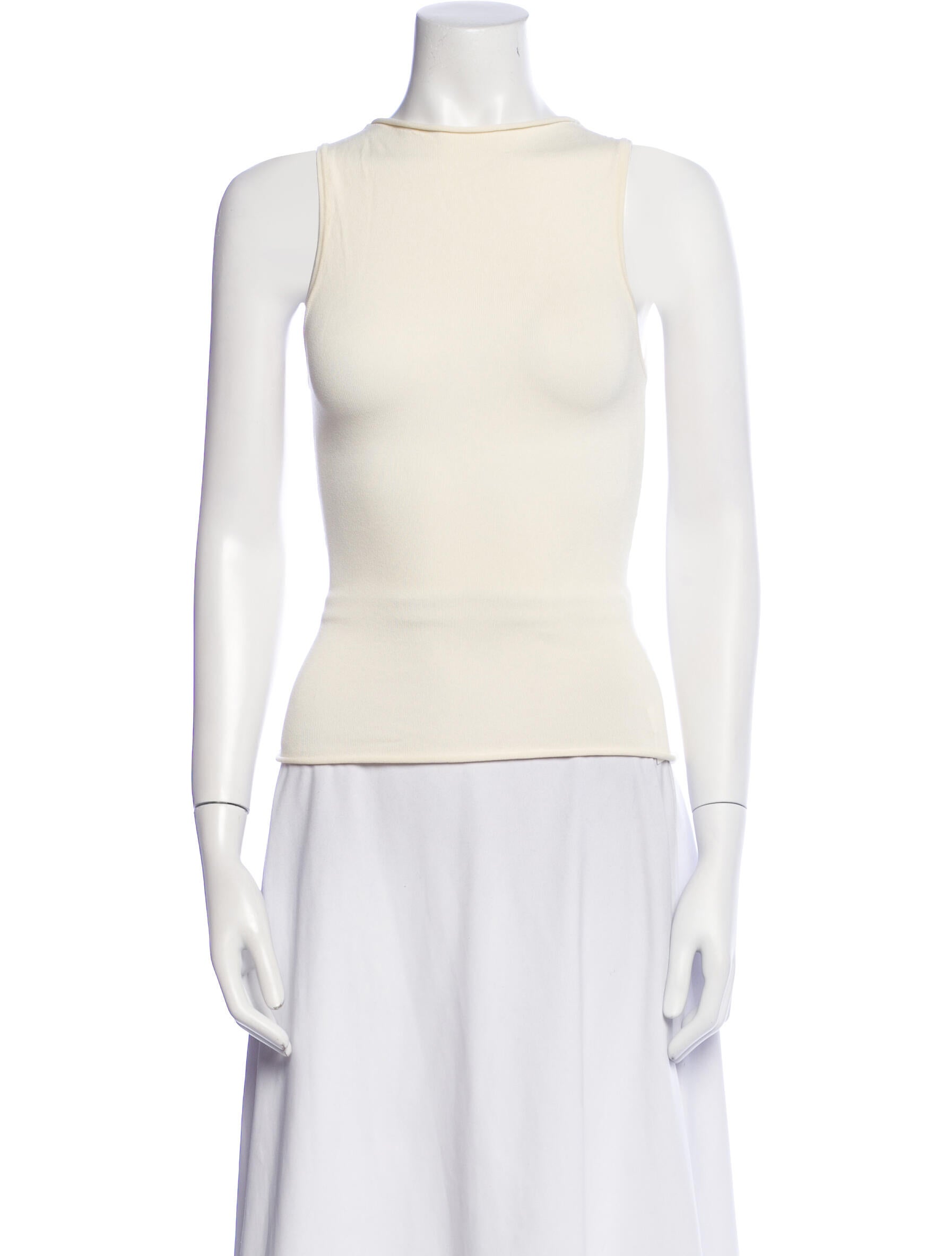 Dissh Crew Neck Sleeveless Top