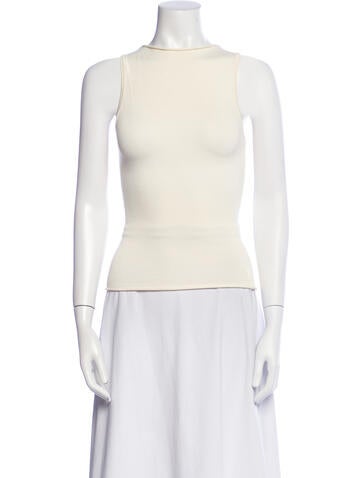 Dissh Tops Crew Neck Sleeveless Top S