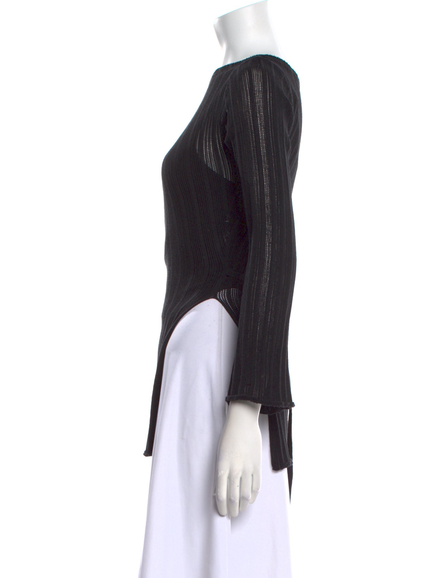 Dissh Crew Neck Long Sleeve Top