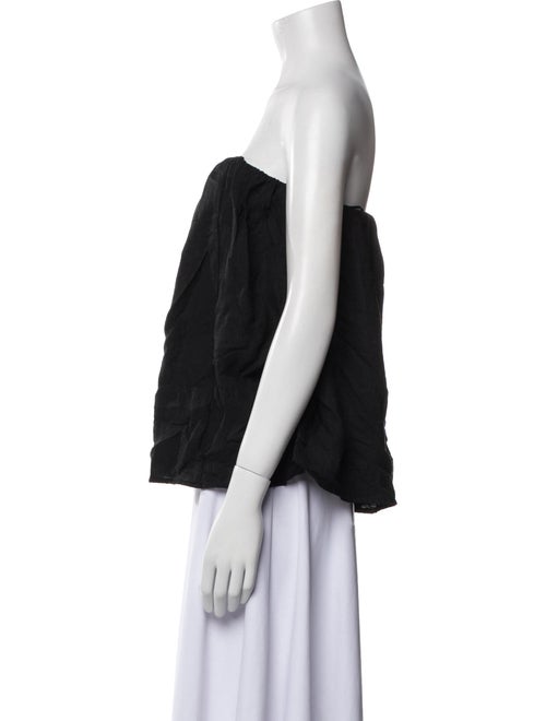 Dissh Silk Strapless Top