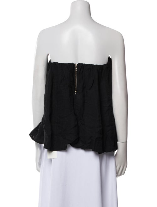 Dissh Silk Strapless Top