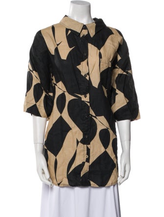 Dissh Linen Printed Tunic
