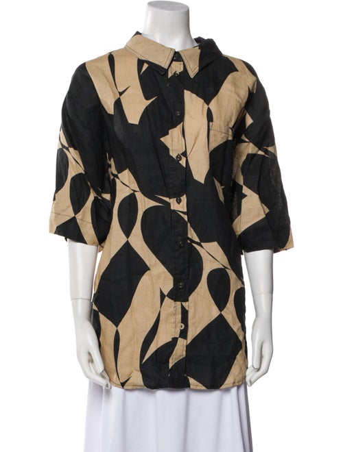 Dissh Linen Printed Tunic