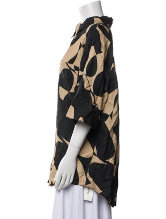 Dissh Linen Printed Tunic