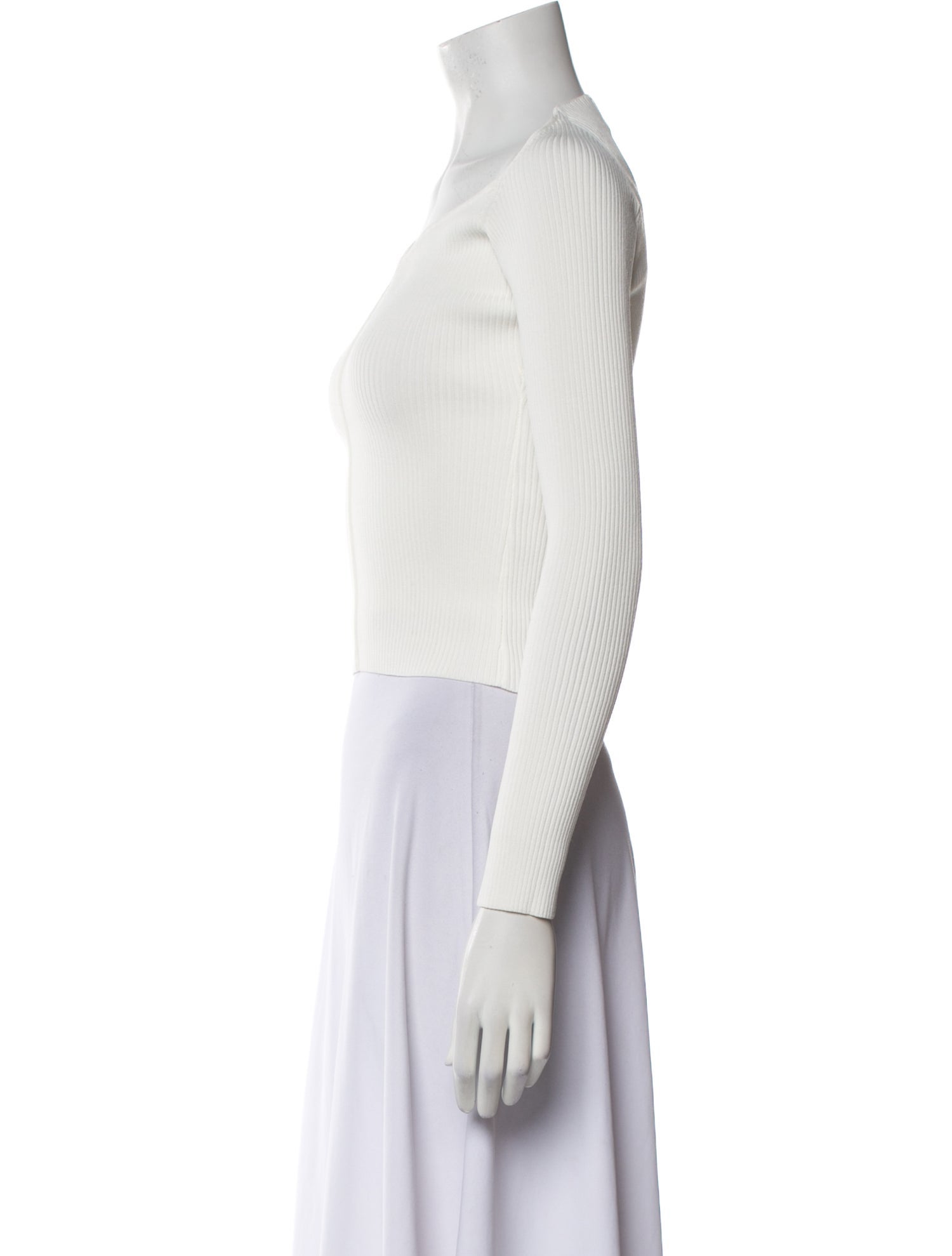 Dissh Square Neckline Long Sleeve Crop Top