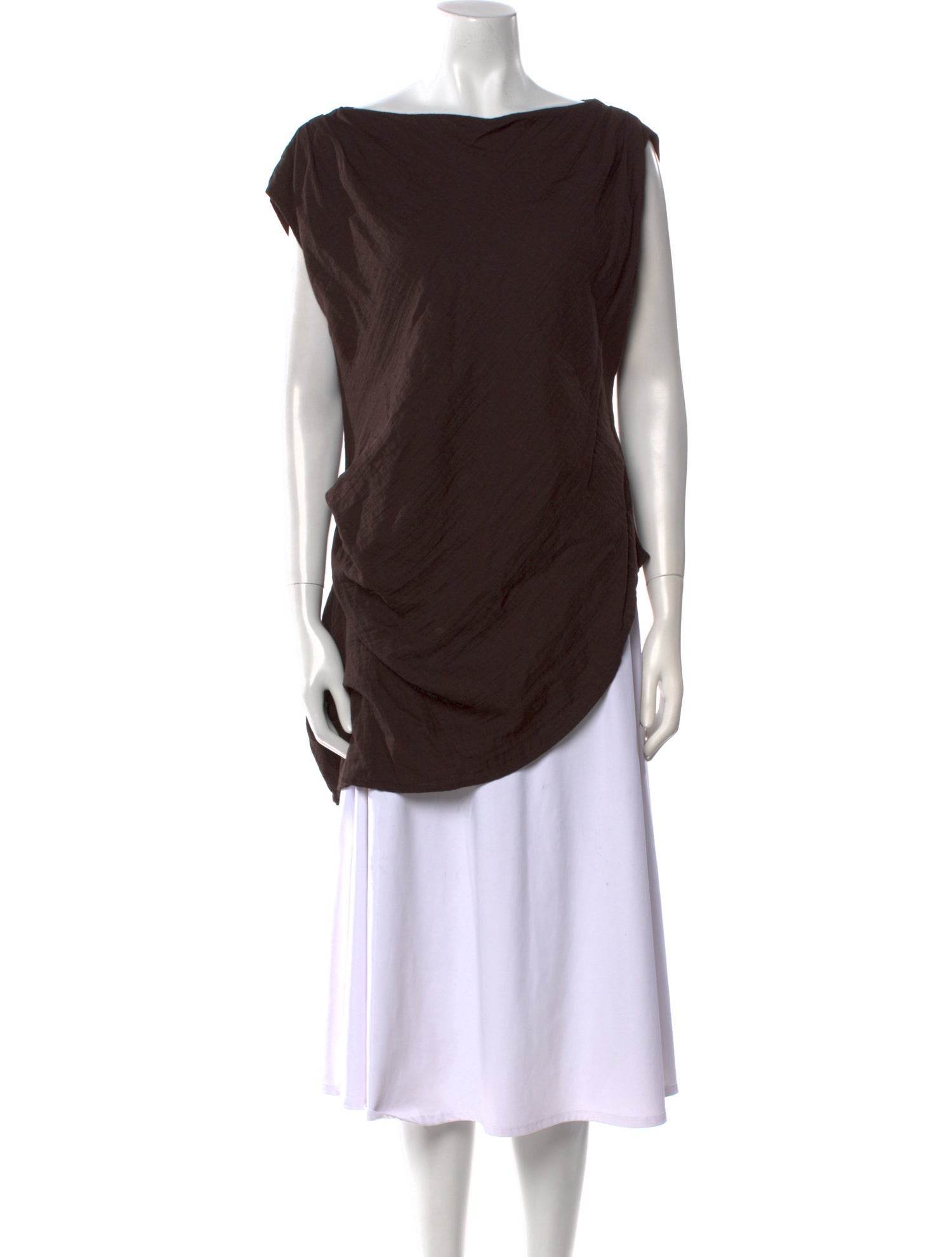 Dissh Bateau Neckline Short Sleeve Tunic