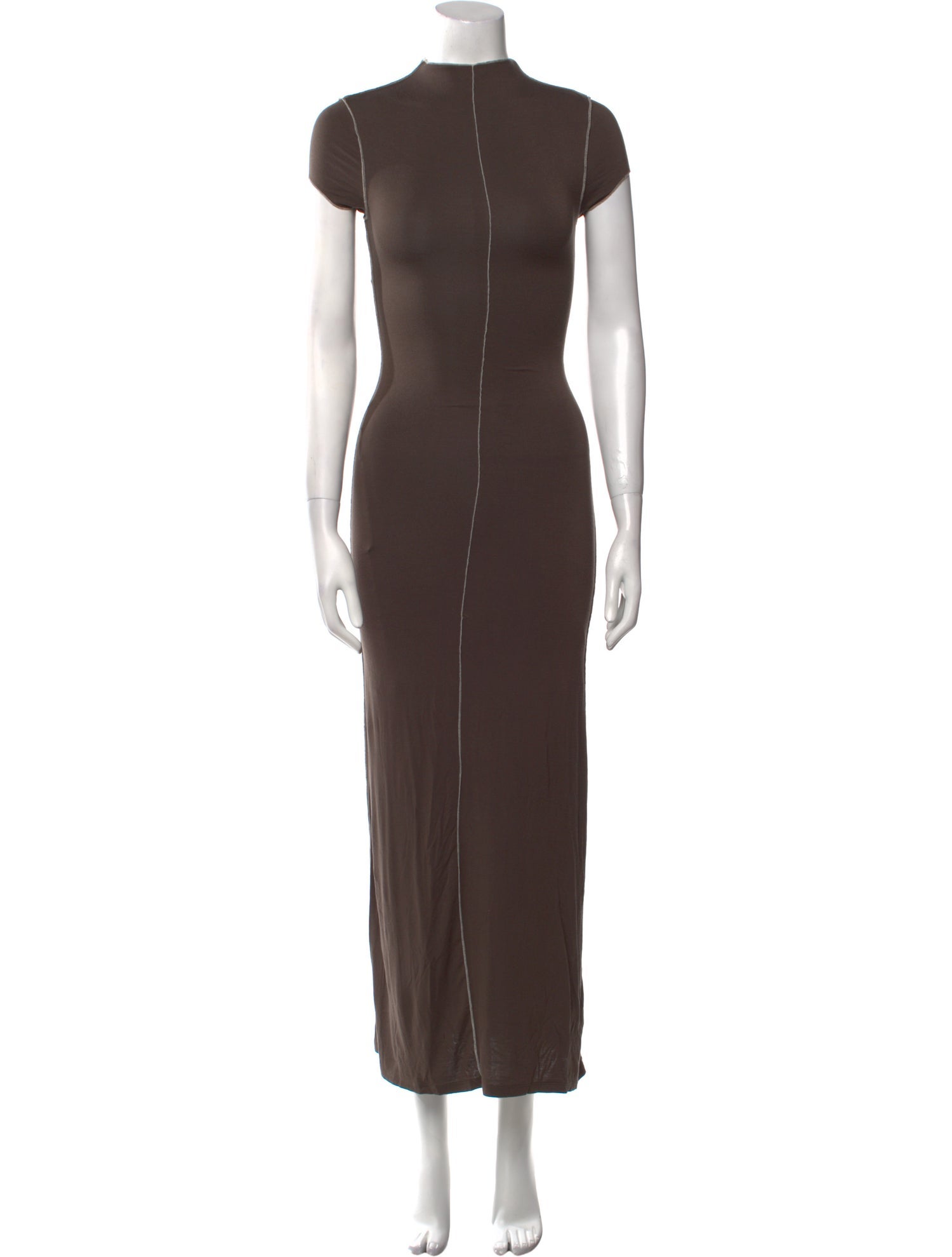 Dissh Mock Neck Long Dress