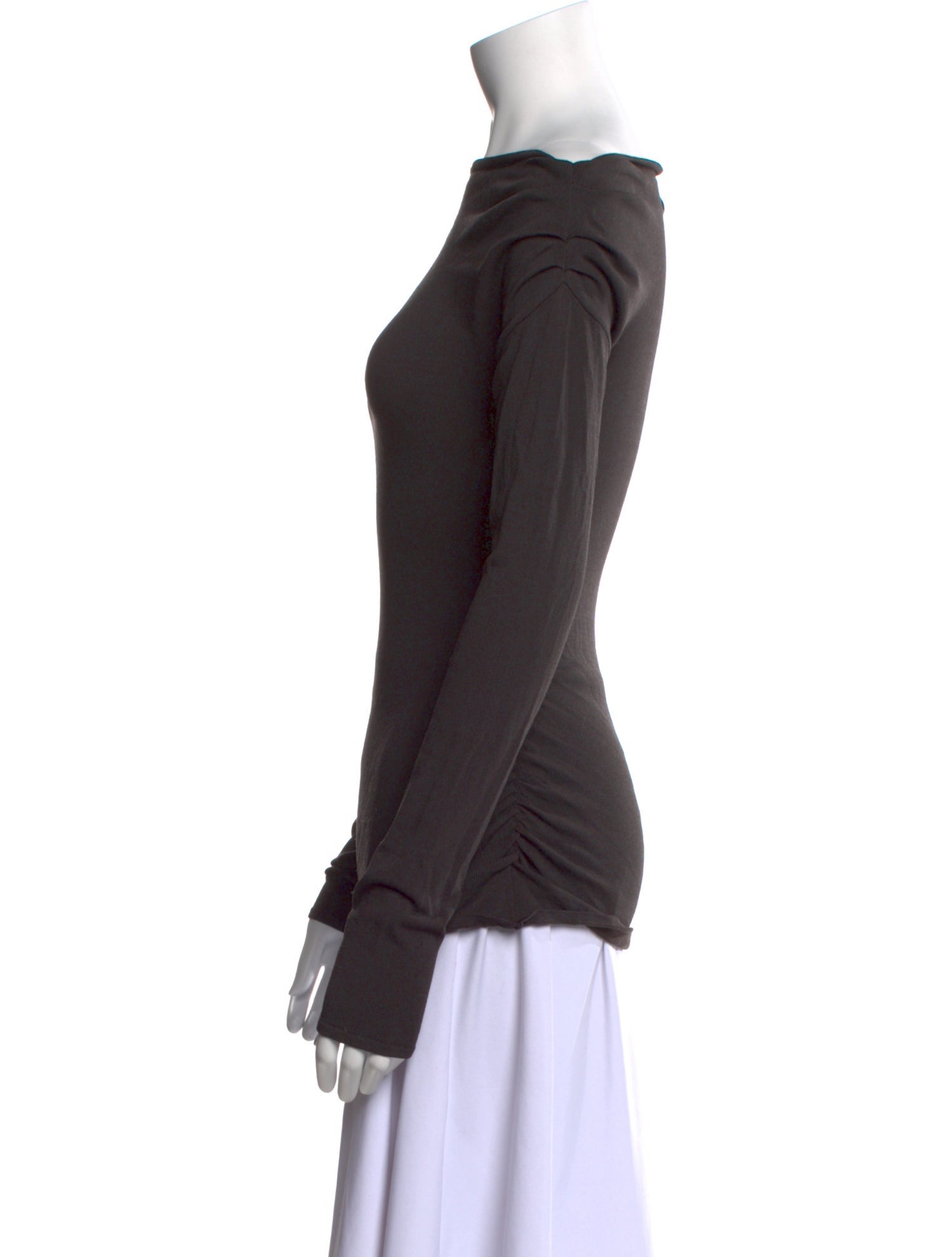 Dissh Bateau Neckline Long Sleeve Sweatshirt