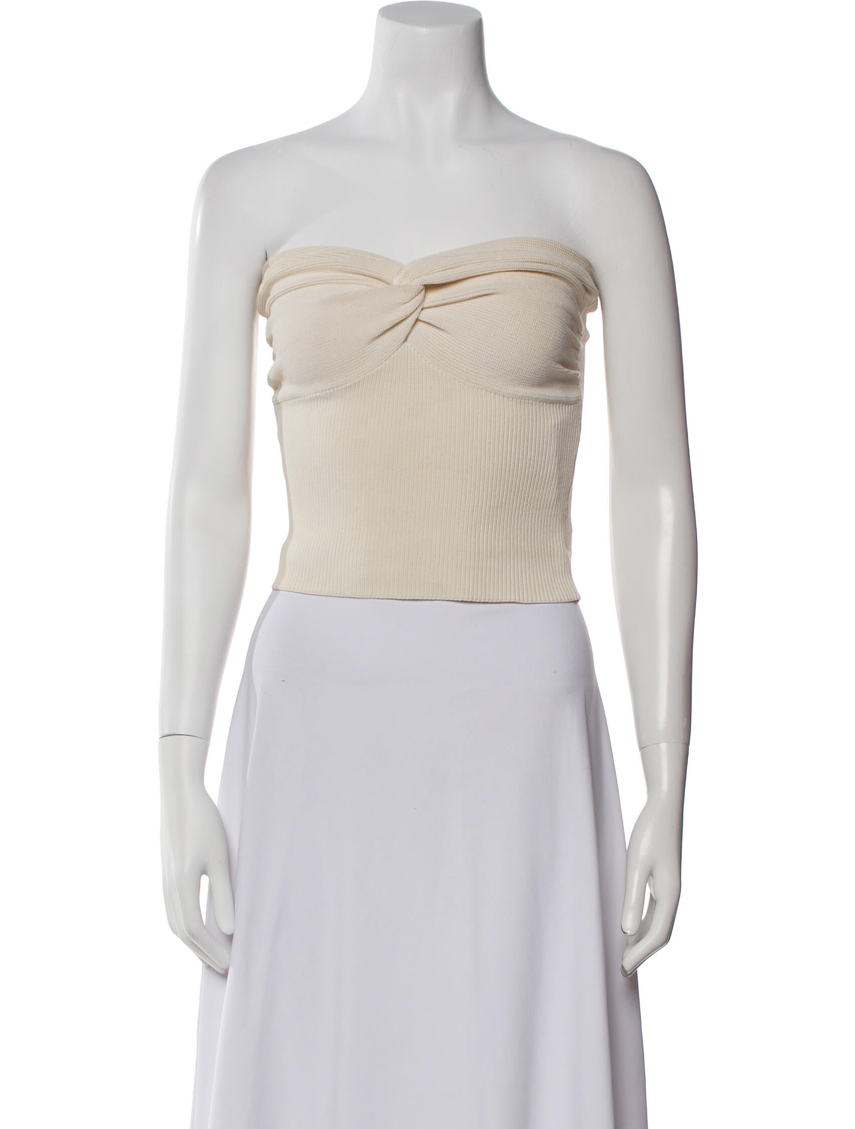 Dissh Strapless Crop Top