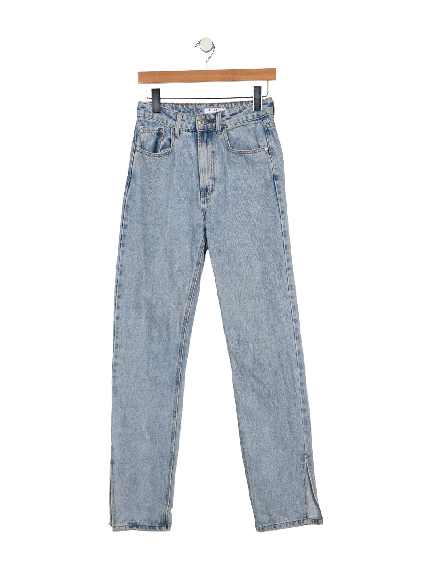 Dissh High-Rise Straight Leg Jeans