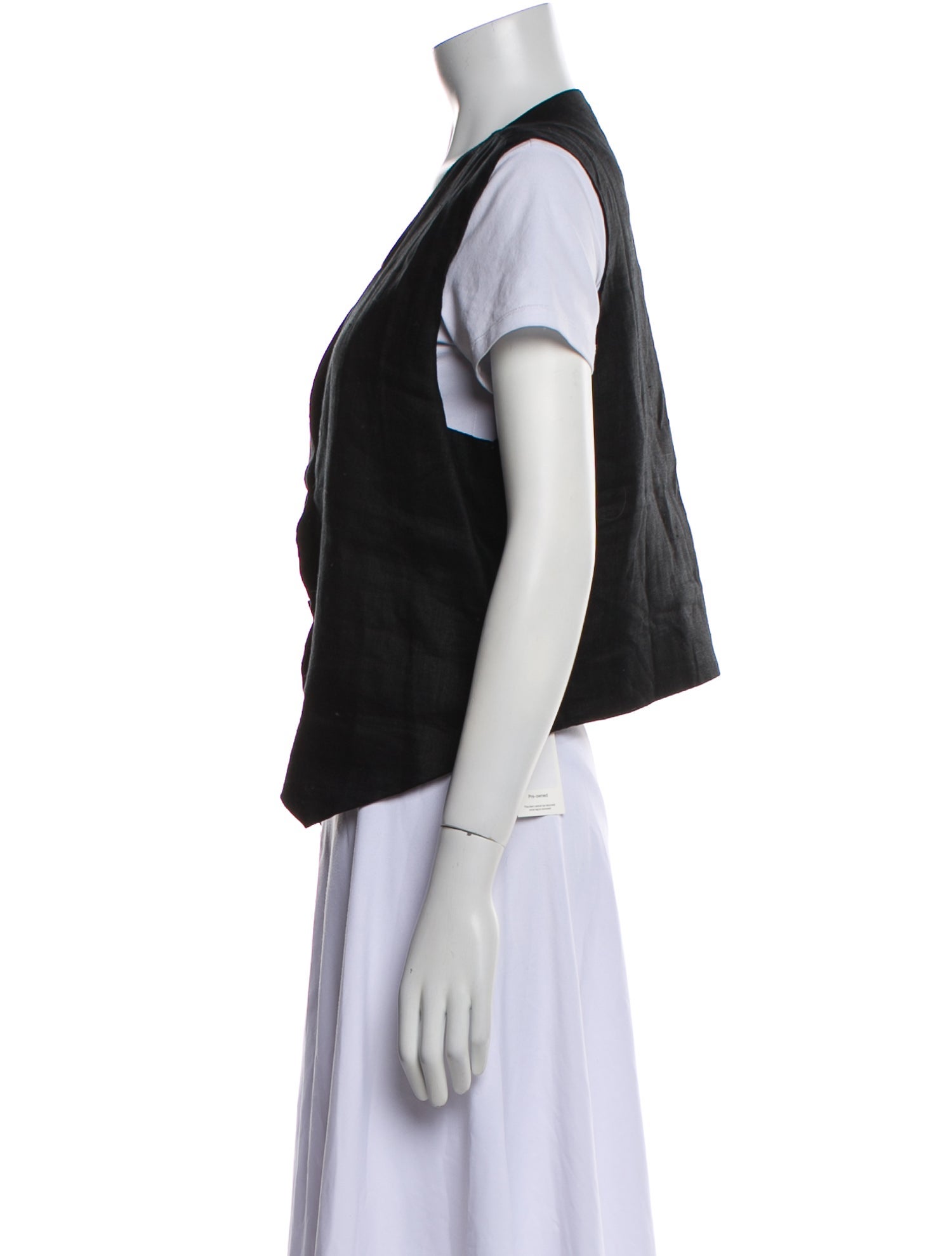 Dissh Linen V-Neck Blouse