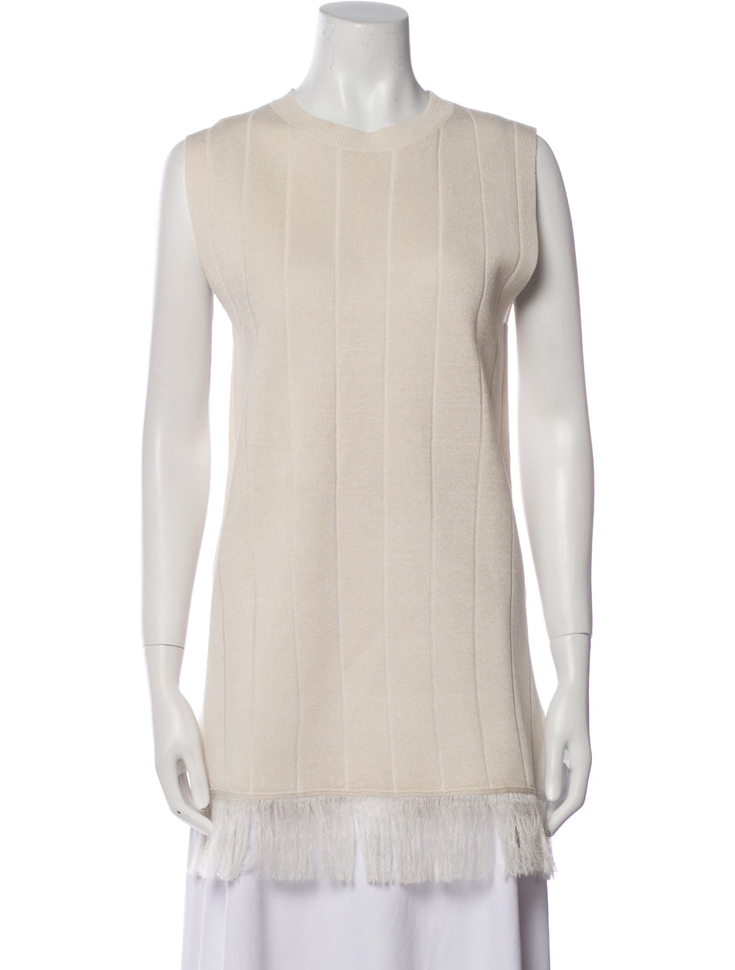 Dissh Crew Neck Sleeveless Tunic