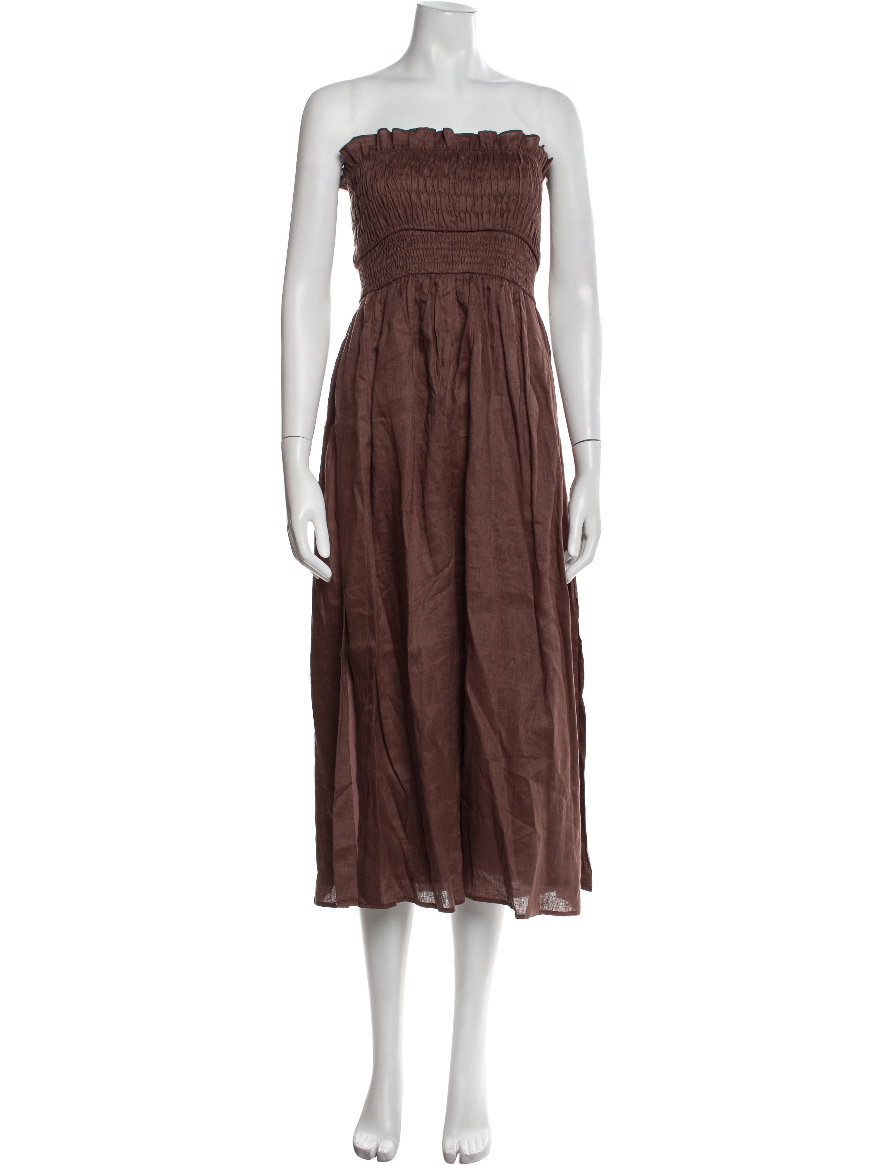 Dissh Linen Midi Length Dress