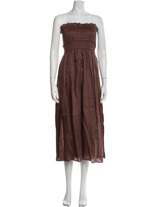 Dissh Linen Midi Length Dress