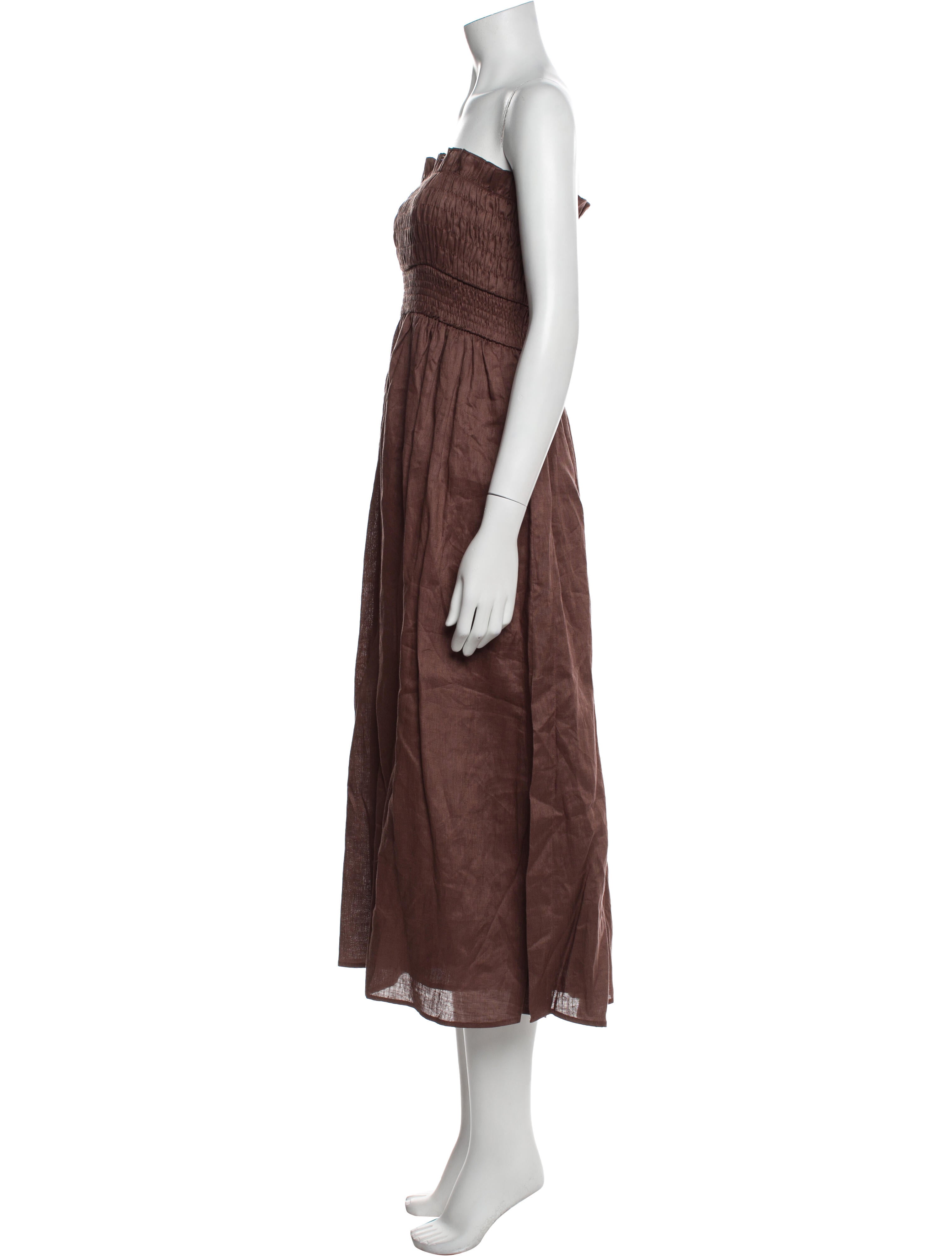 Dissh Linen Midi Length Dress