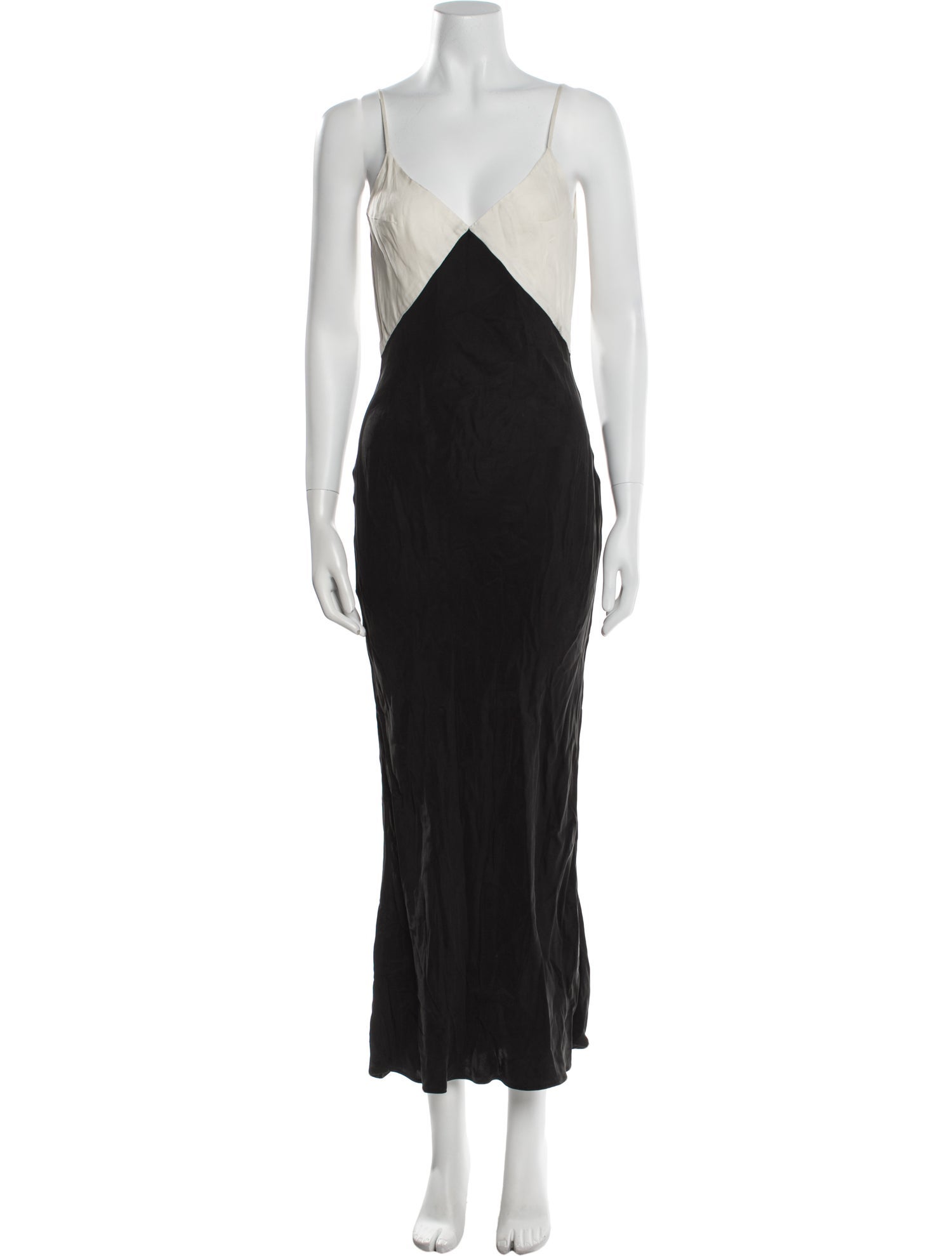 Dissh Colorblock Pattern Long Dress